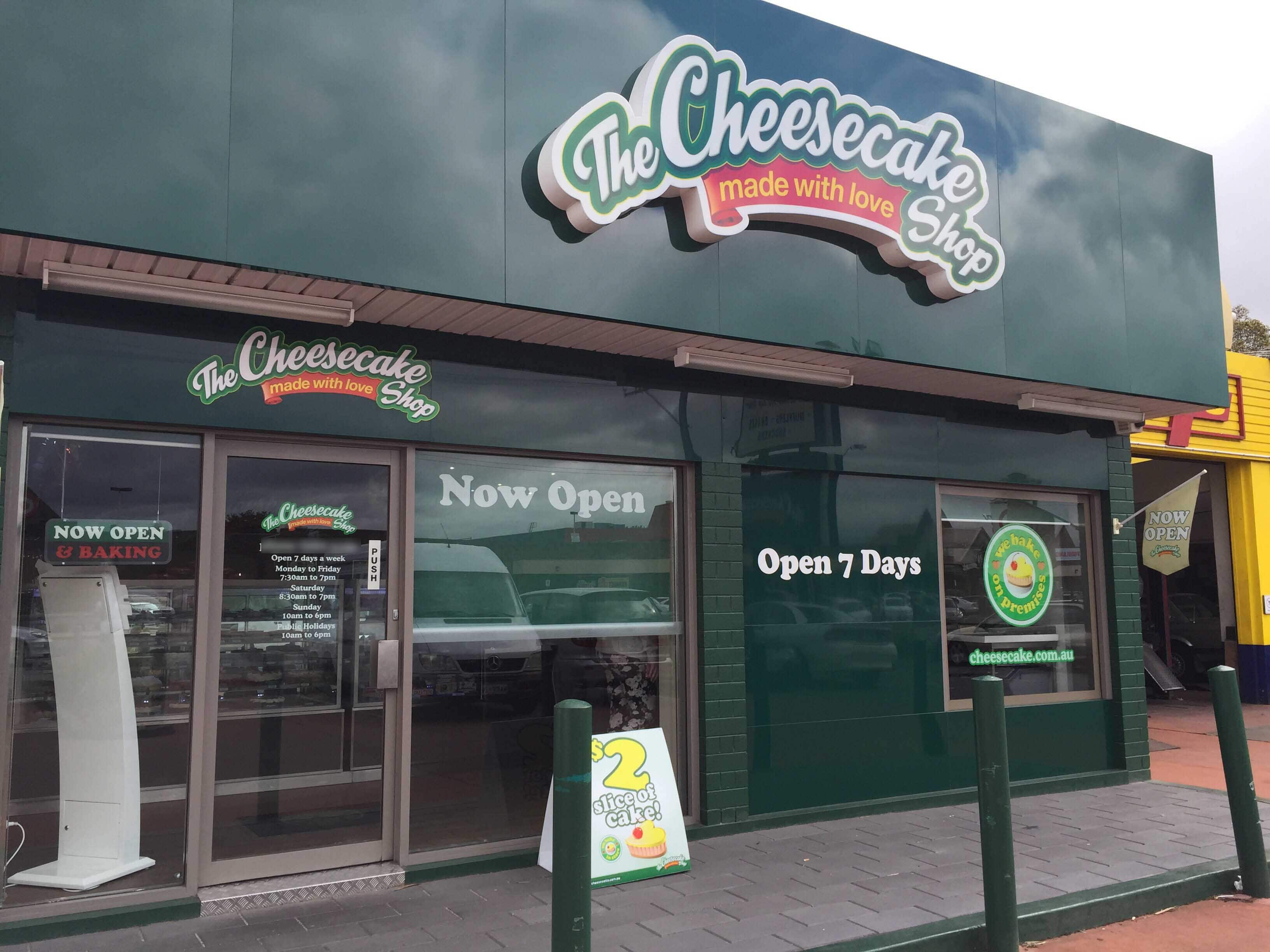 The Cheesecake Shop Menu, Menu for The Cheesecake Shop, Nailsworth