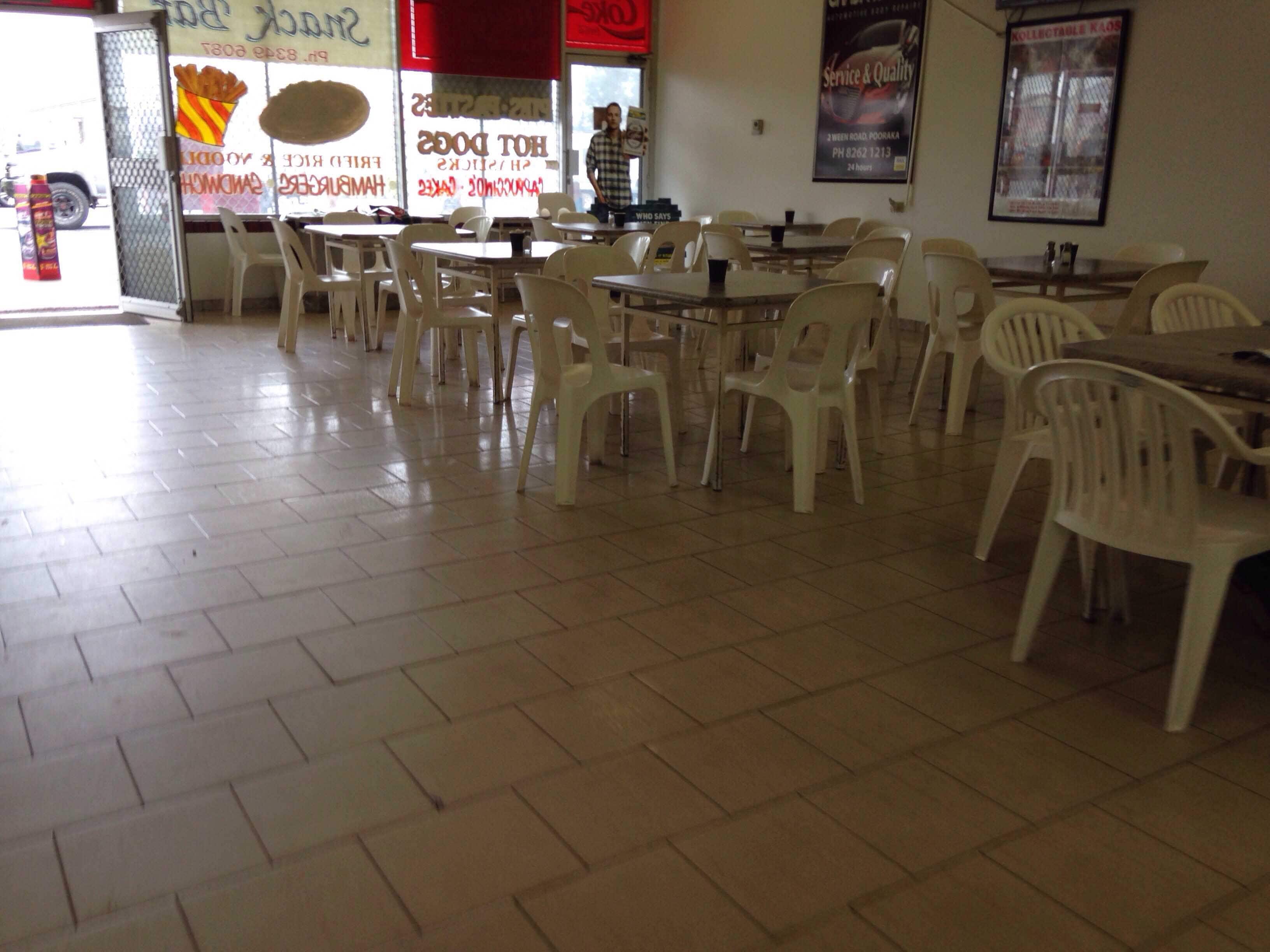 Menu of Pooraka Snack Bar, Mawson Lakes, Adelaide