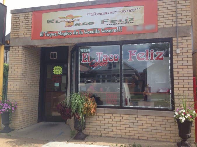 El Taco Feliz Menu, Menu for El Taco Feliz, Portage Park, Chicago