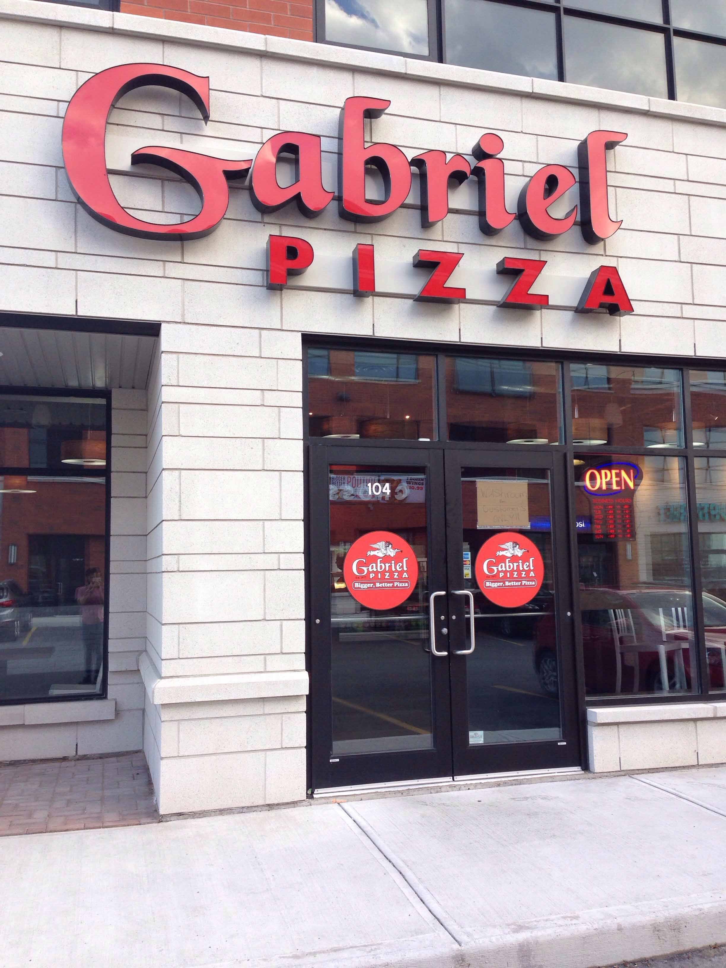 Menu of Gabriel Pizza, Barrhaven, Ottawa