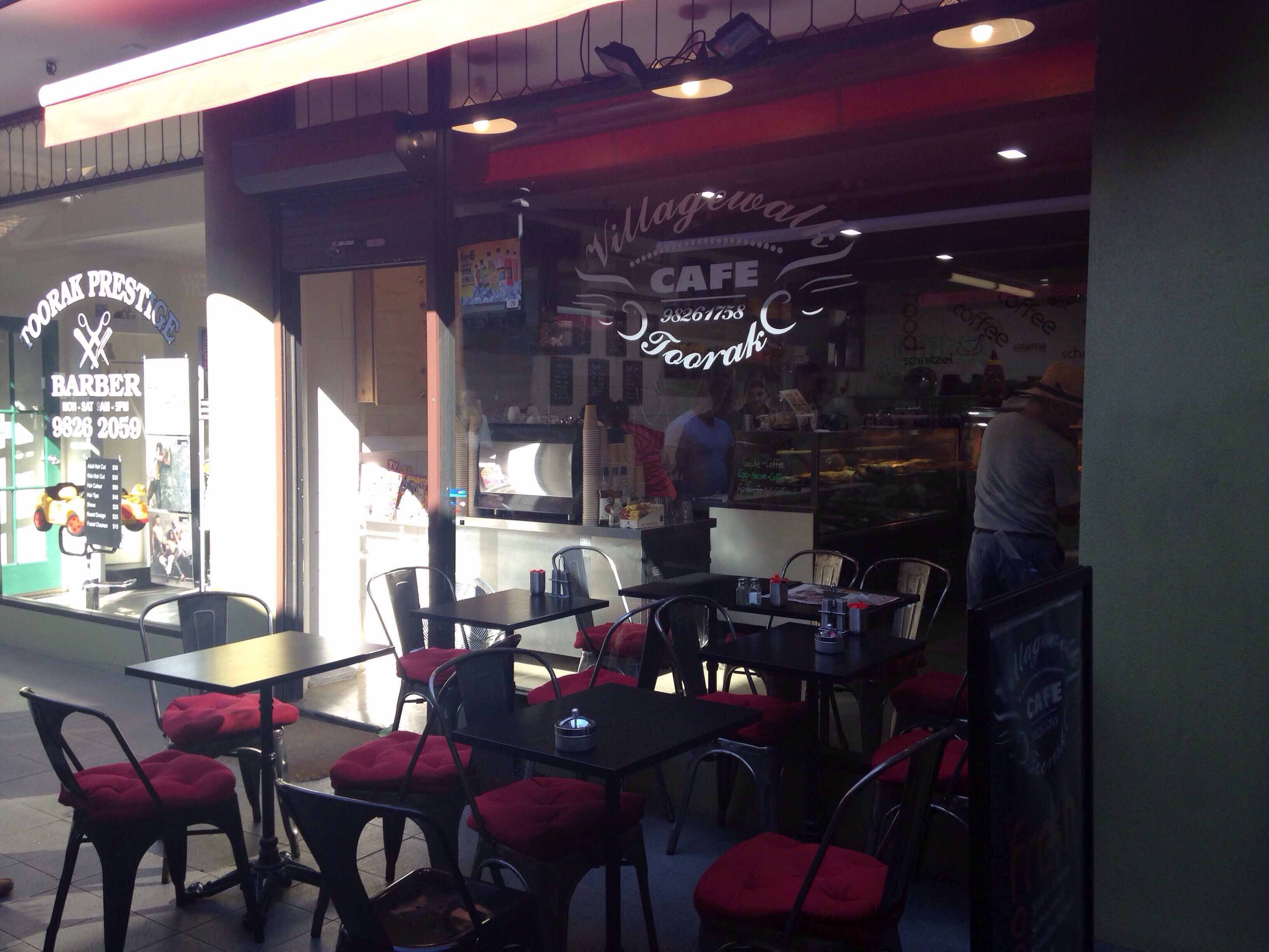 Menu of Villagewalk Cafe, Toorak, Melbourne