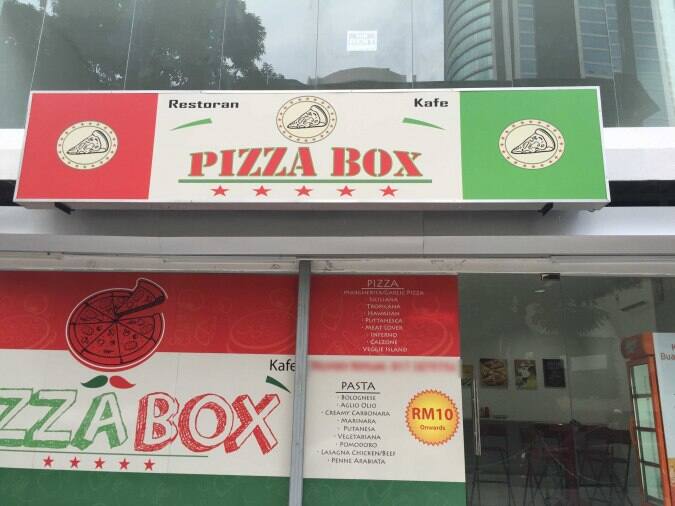 Pizza Box Menu, Menu for Pizza Box, Bangsar Utama, Kuala Lumpur