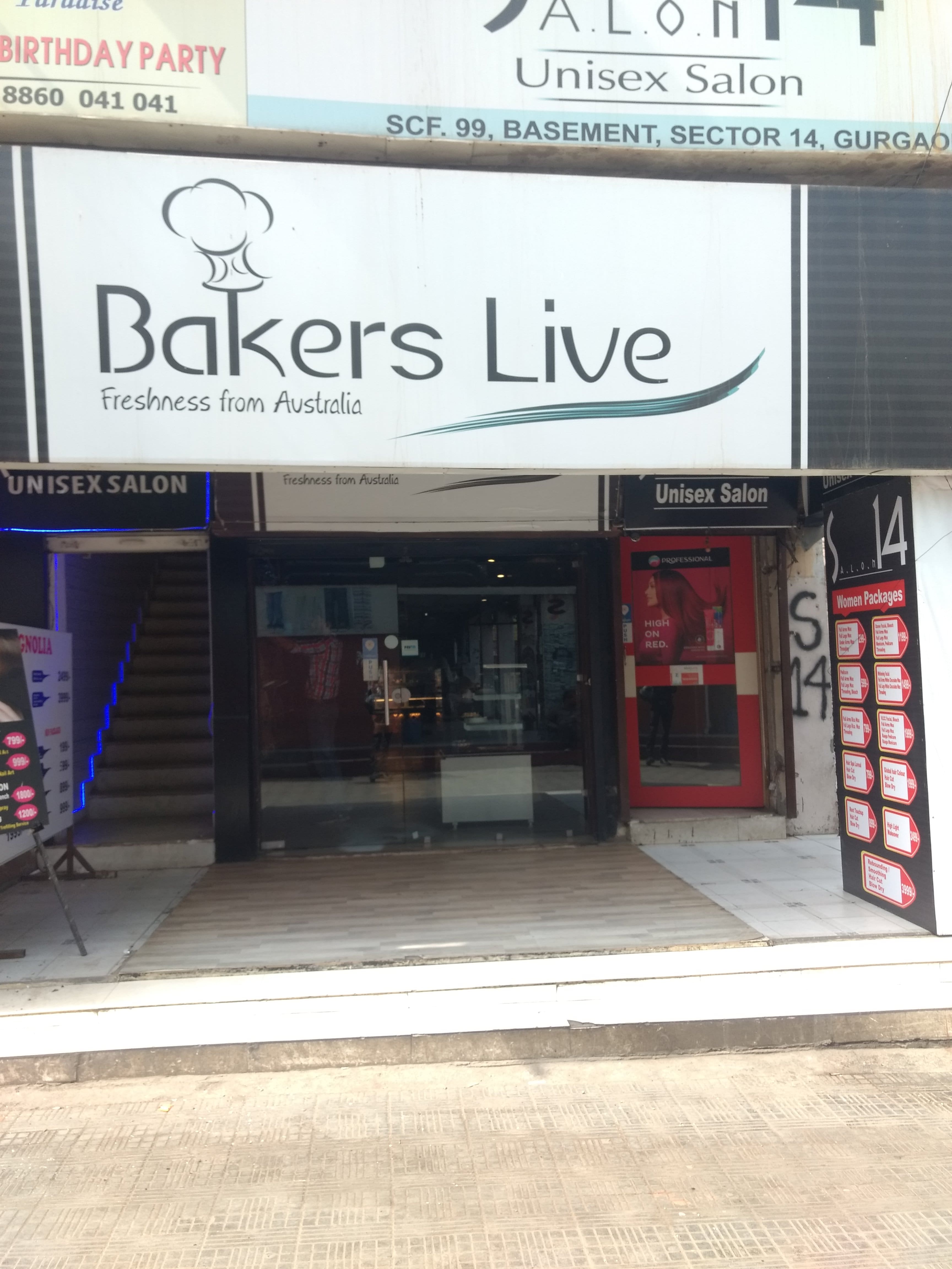 Menu of Baker's Live, Delhi NCR, Gurgaon