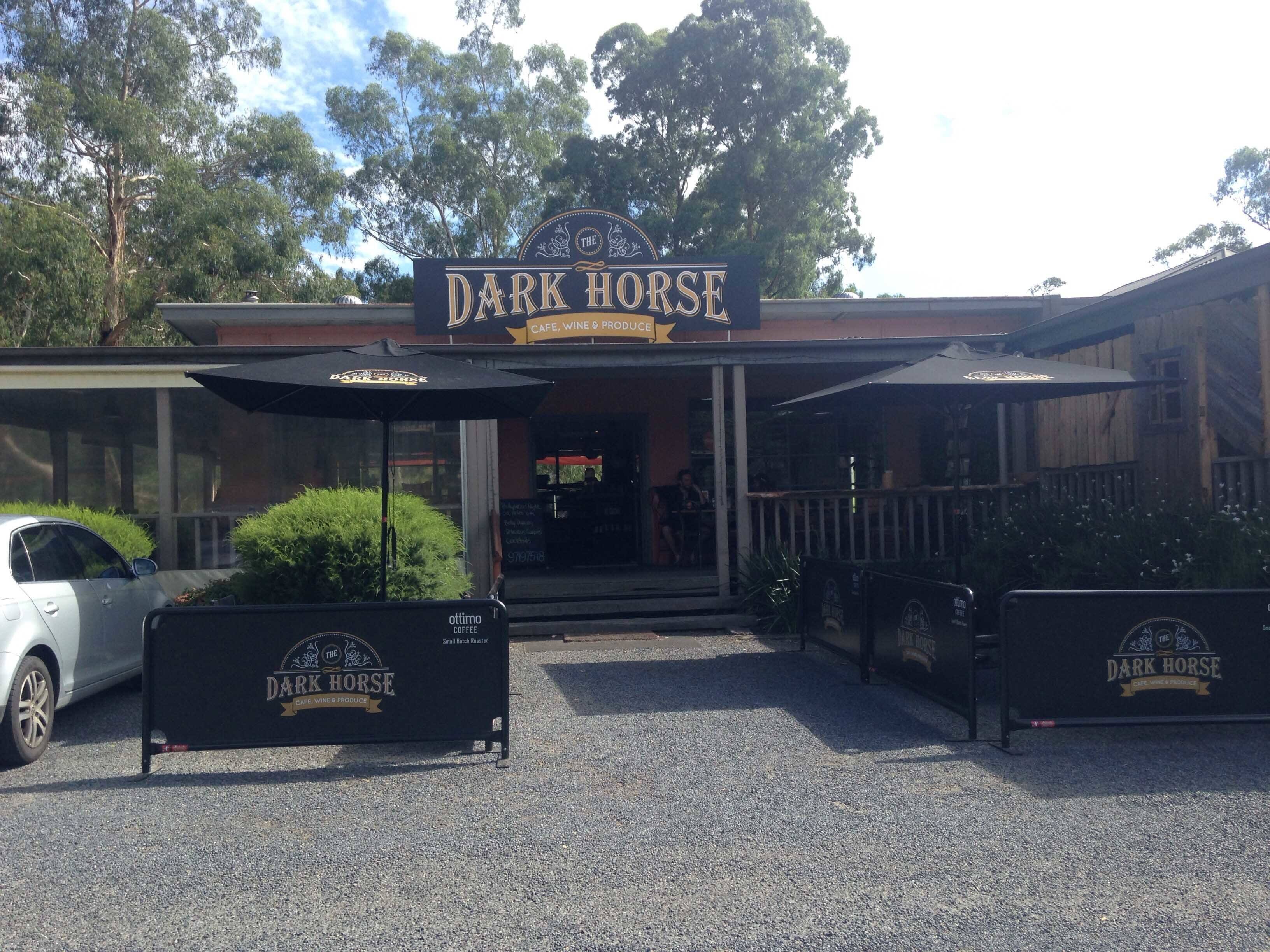 Menu of Dark Horse, Yarra Glen, Melbourne