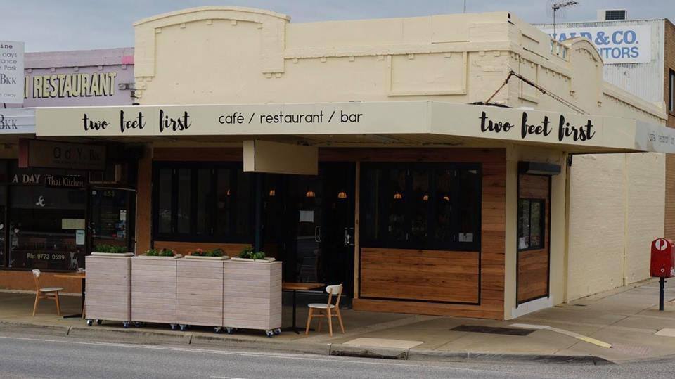 Two Feet First Menu, Menu for Two Feet First, Aspendale & Chelsea