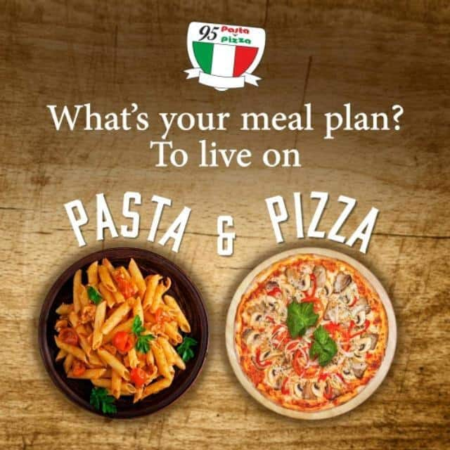 Menu of 95 Pasta n Pizza, Dhanori, Pune