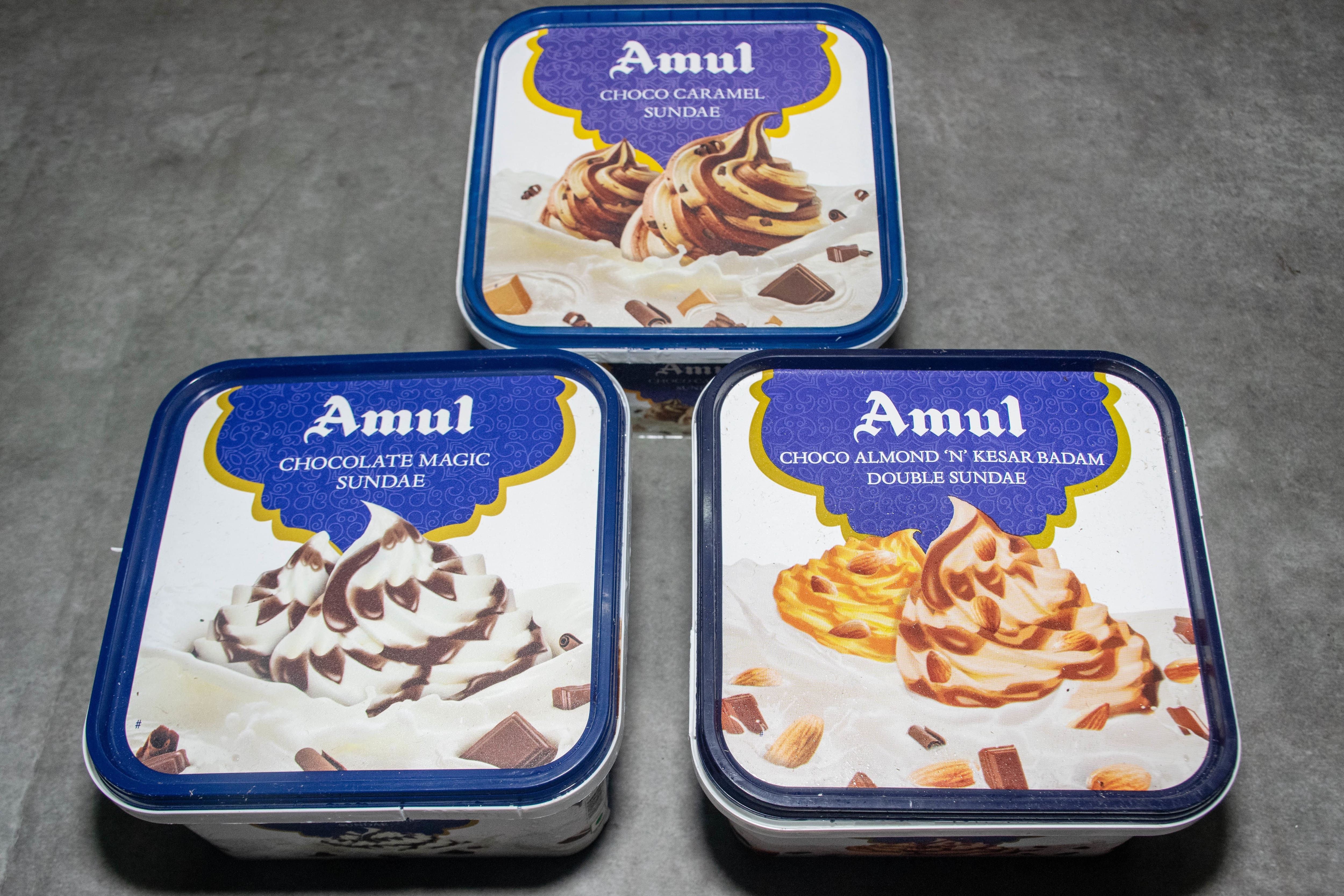 amul chocolate ice cream box