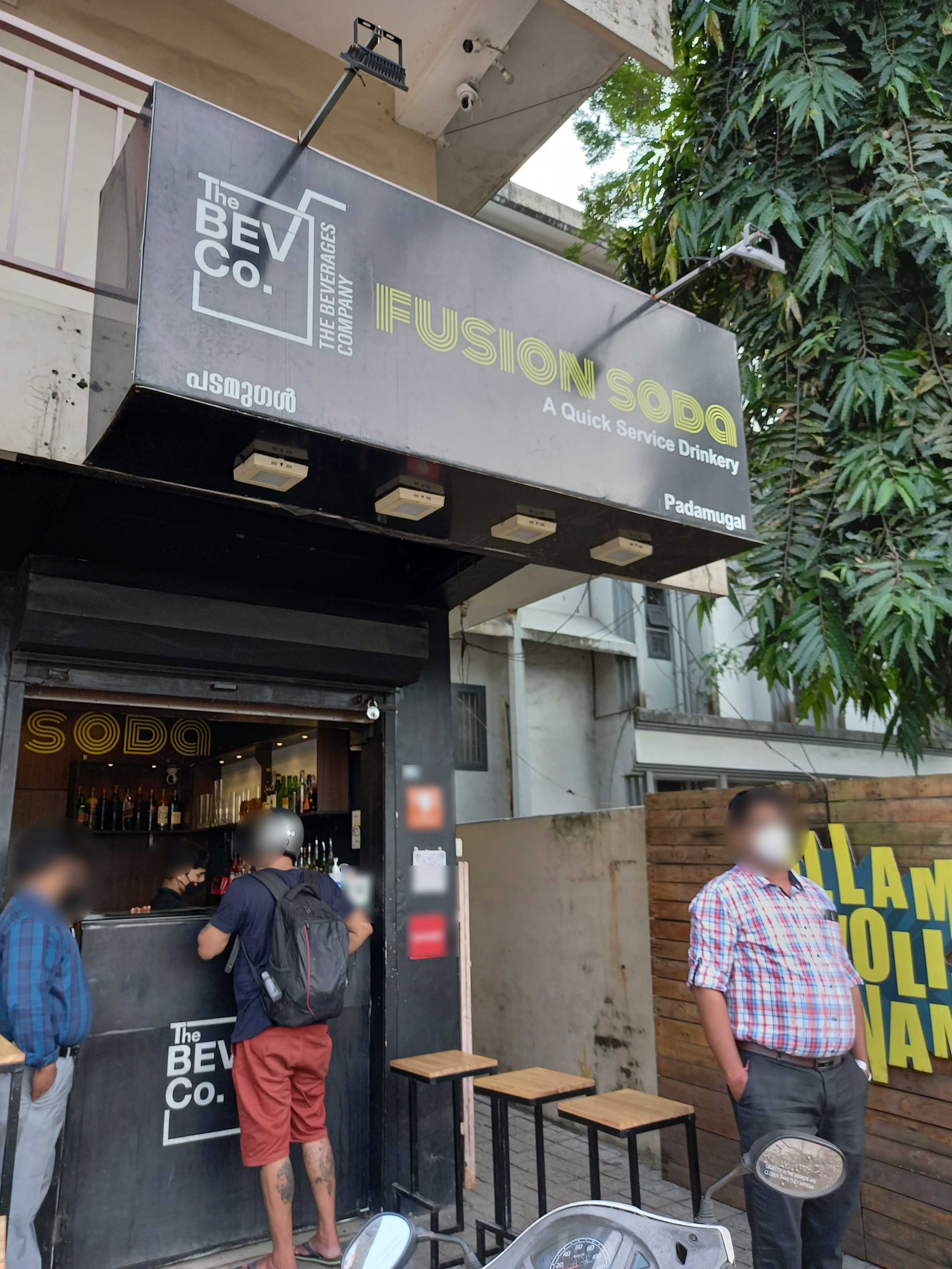 Menu of Fusion Soda, Kakkanad, Kochi