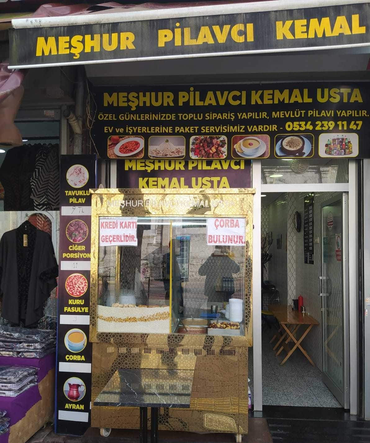 meshur pilavci kemal usta fatih merkez istanbul