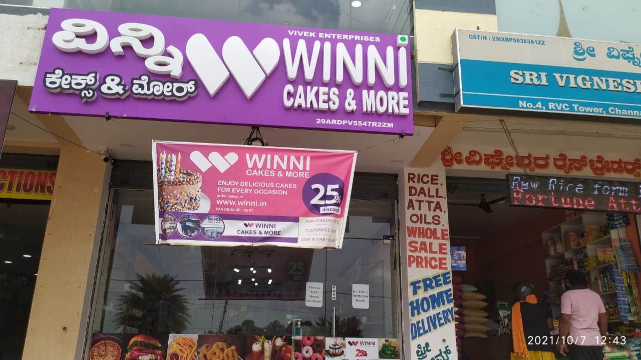 Winni Deals With Online Cakes And Flowers In Bangalore - Sweet/Cake##Others  Restaurants In Bangalore University Road Bangalore - Click.in