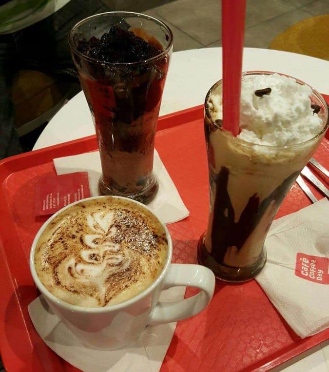 Cafe Coffee Day Menu, Menu for Cafe Coffee Day, Piplod, Surat - Zomato