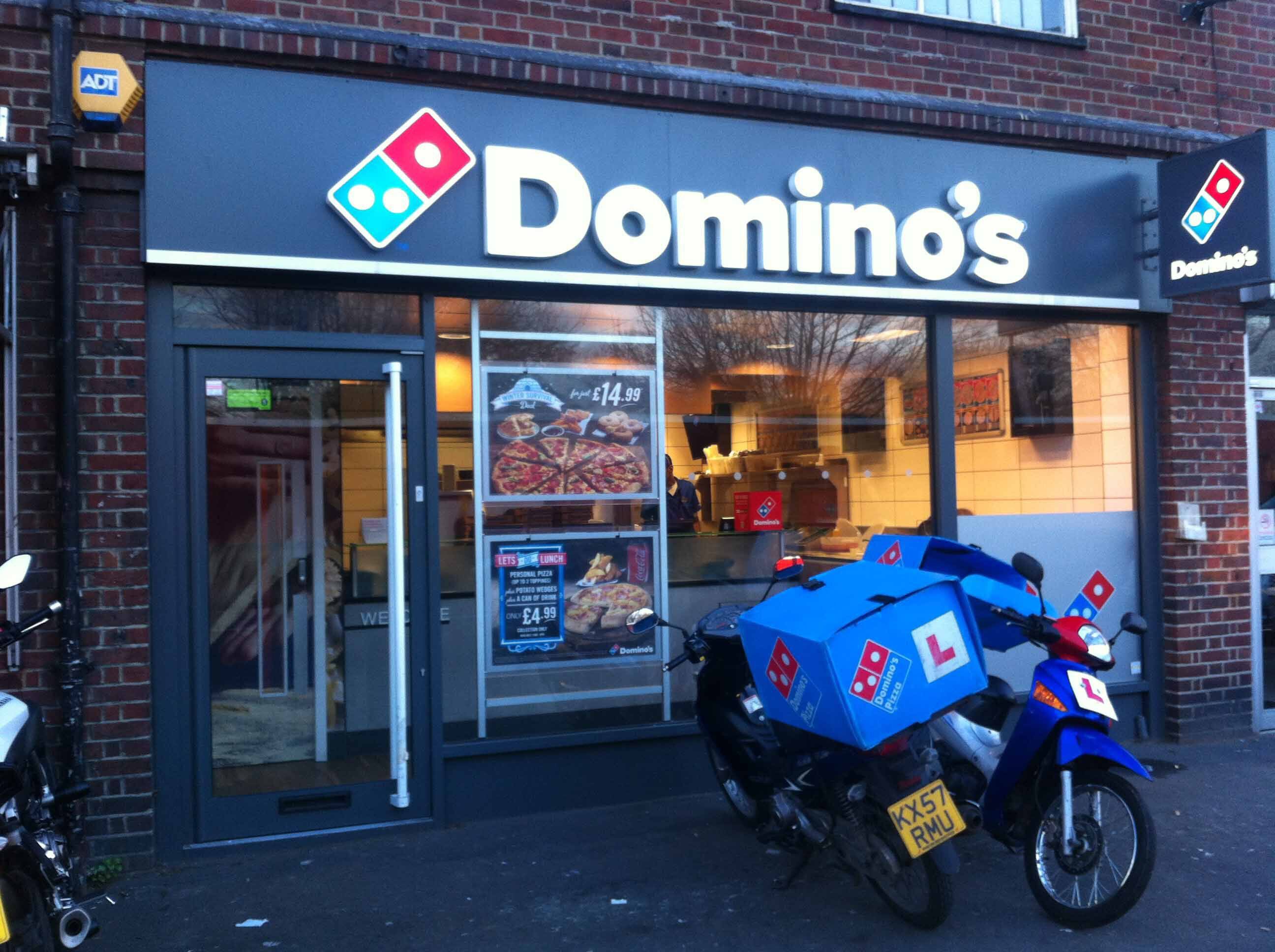 Menu of Domino's, High Street, Sutton, London