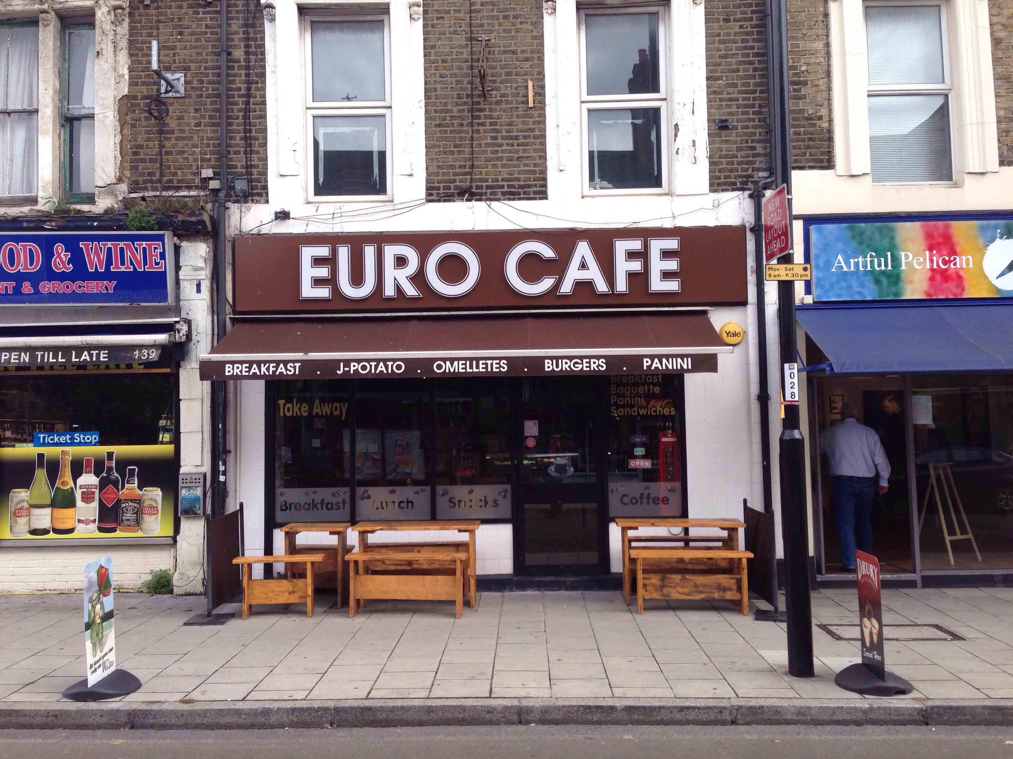 Euro Cafe Menu, Menu for Euro Cafe, Blackheath, London