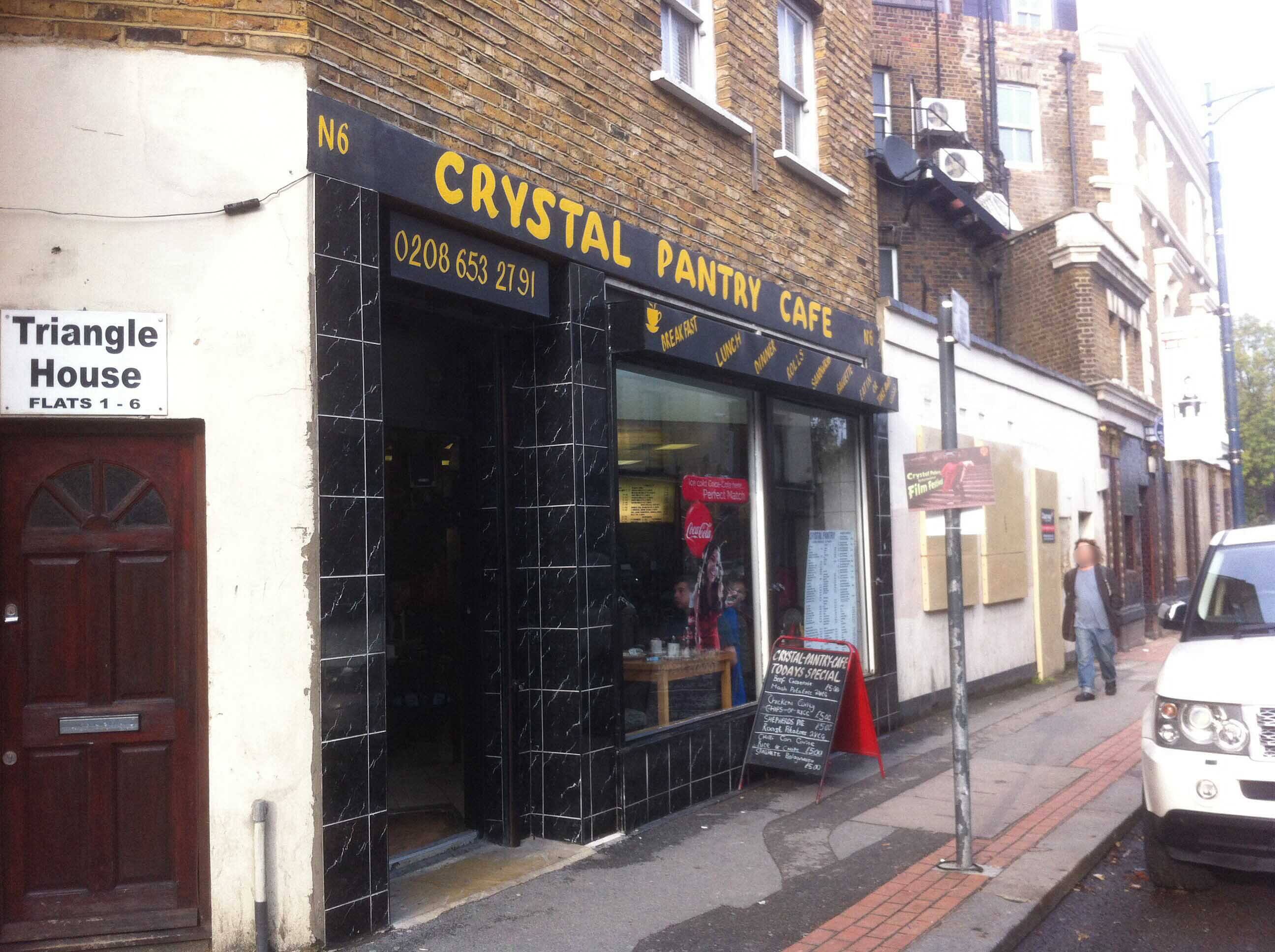 Menu of Crystal Pantry Cafe, Crystal Palace, London