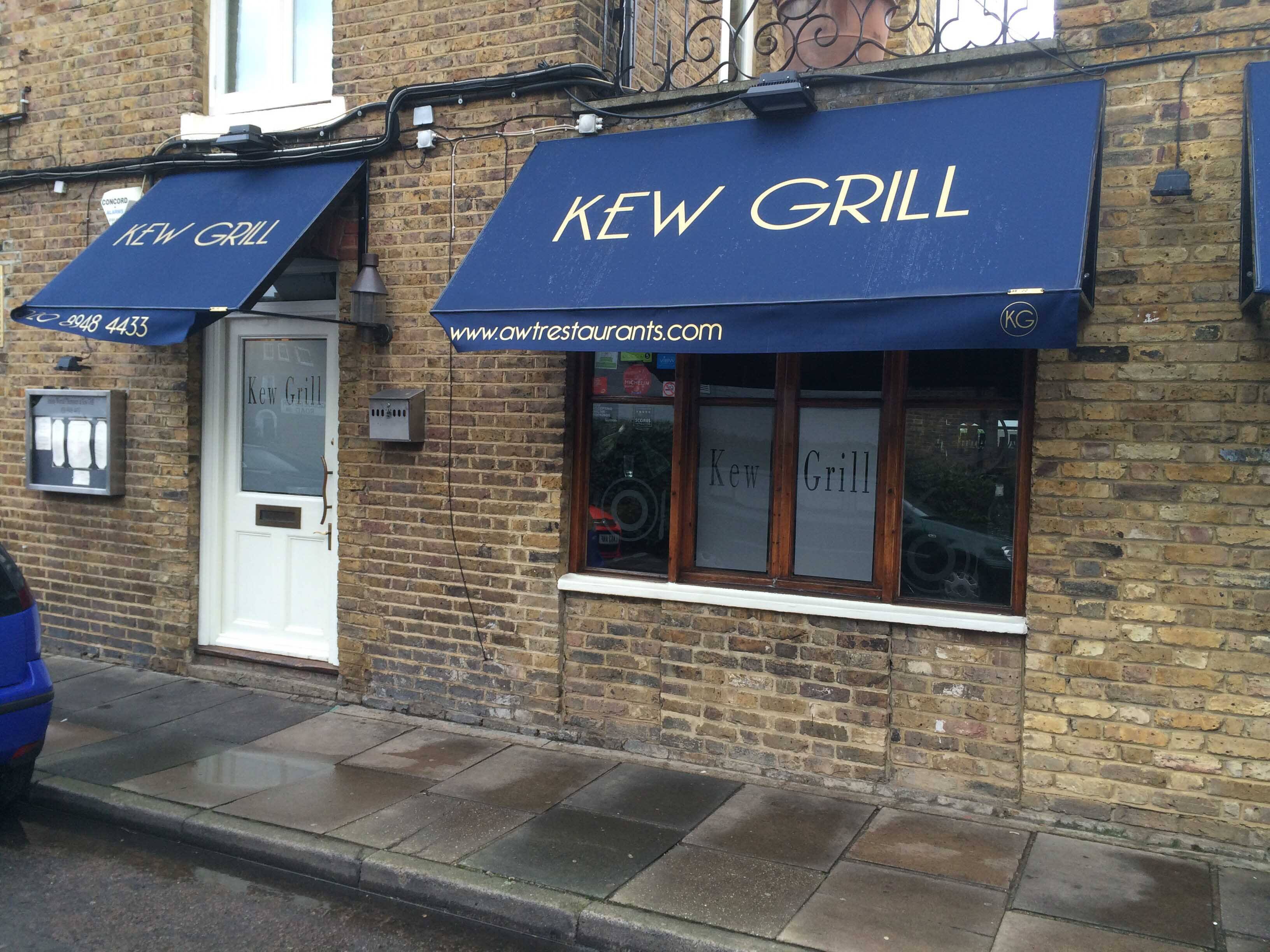 Kew Grill Menu, Menu for Kew Grill, Kew, London