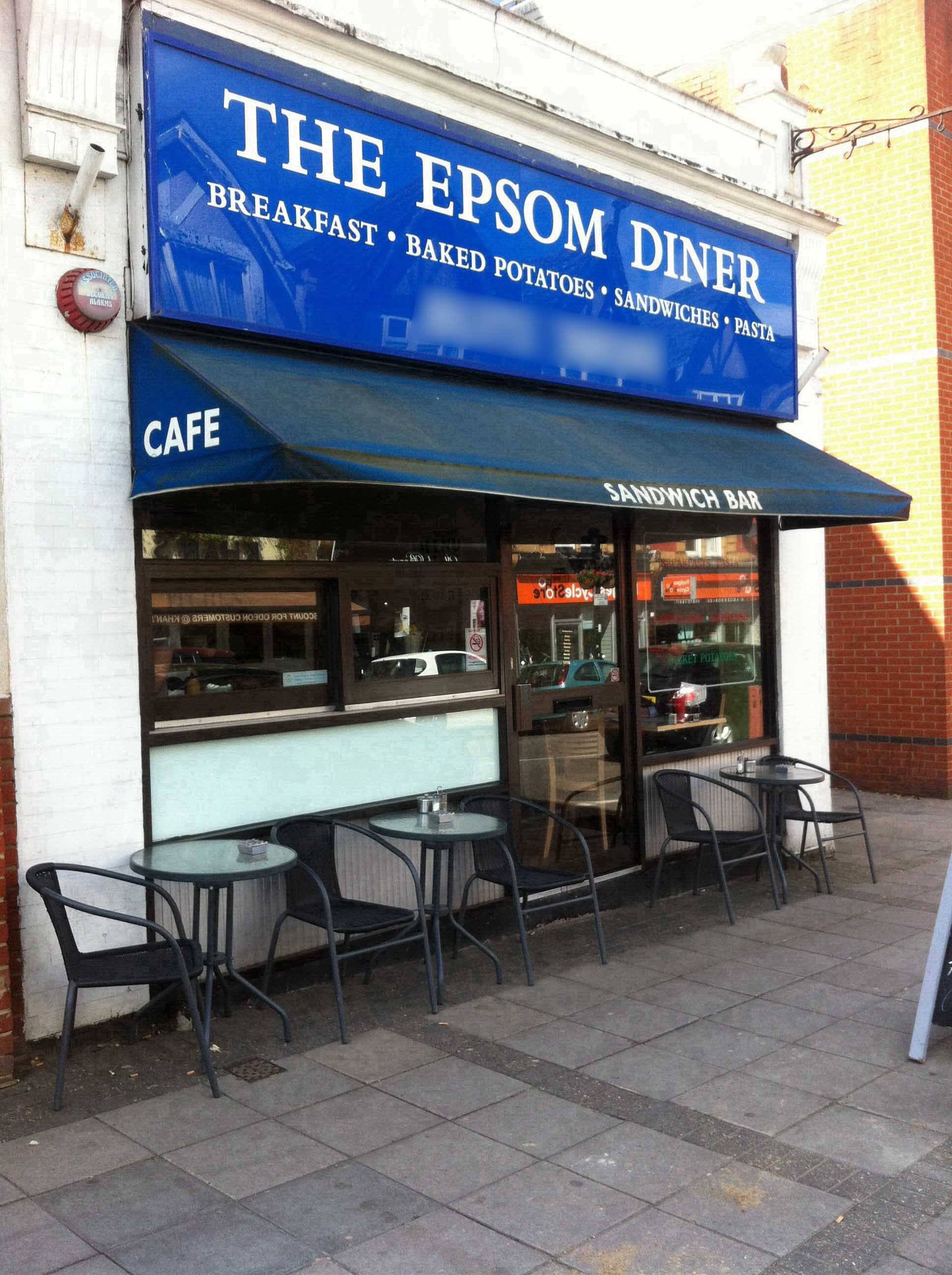 Menu of Epsom Diner, Epsom, London