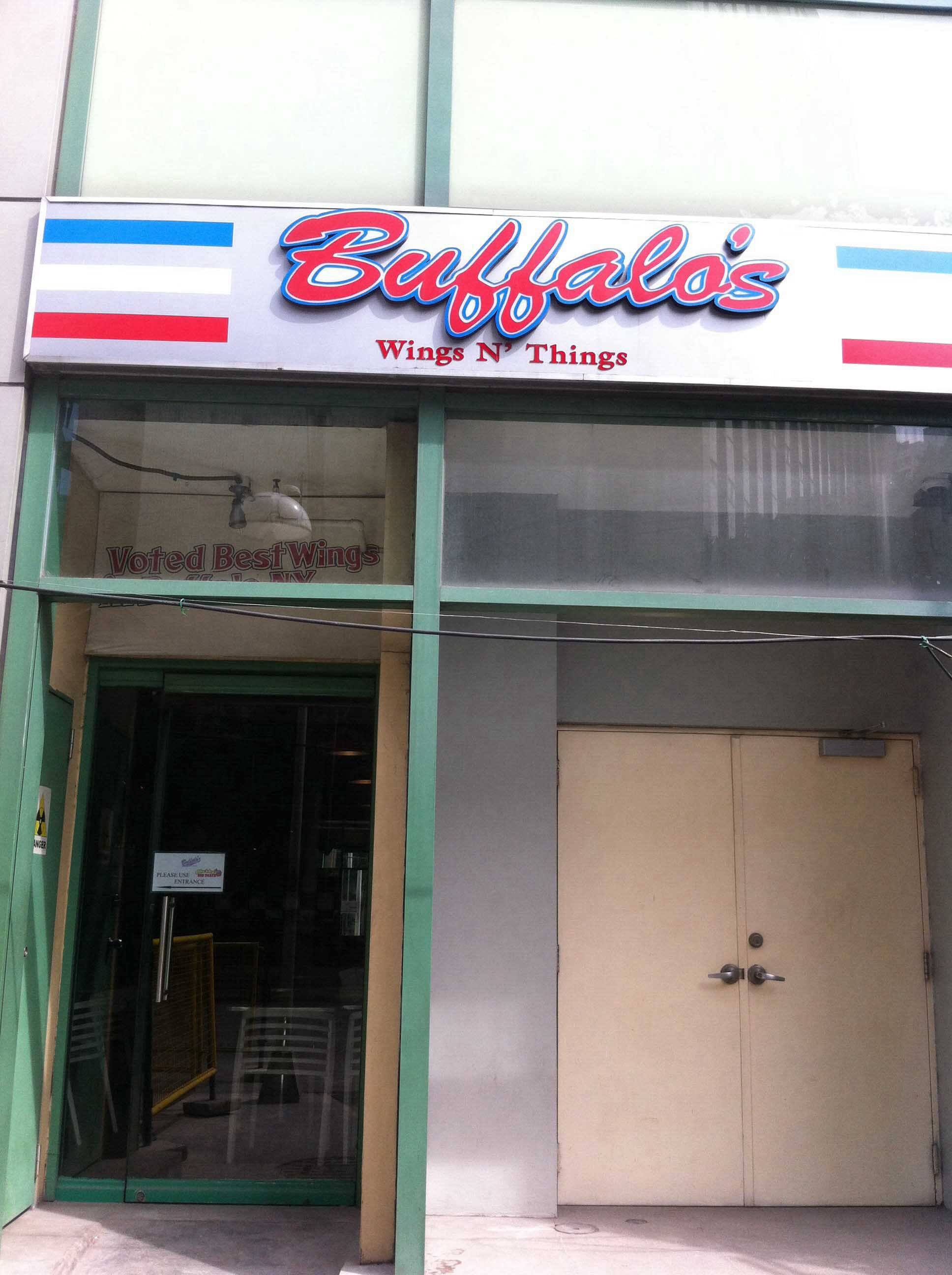 Buffalo's Wings N' Things Menu