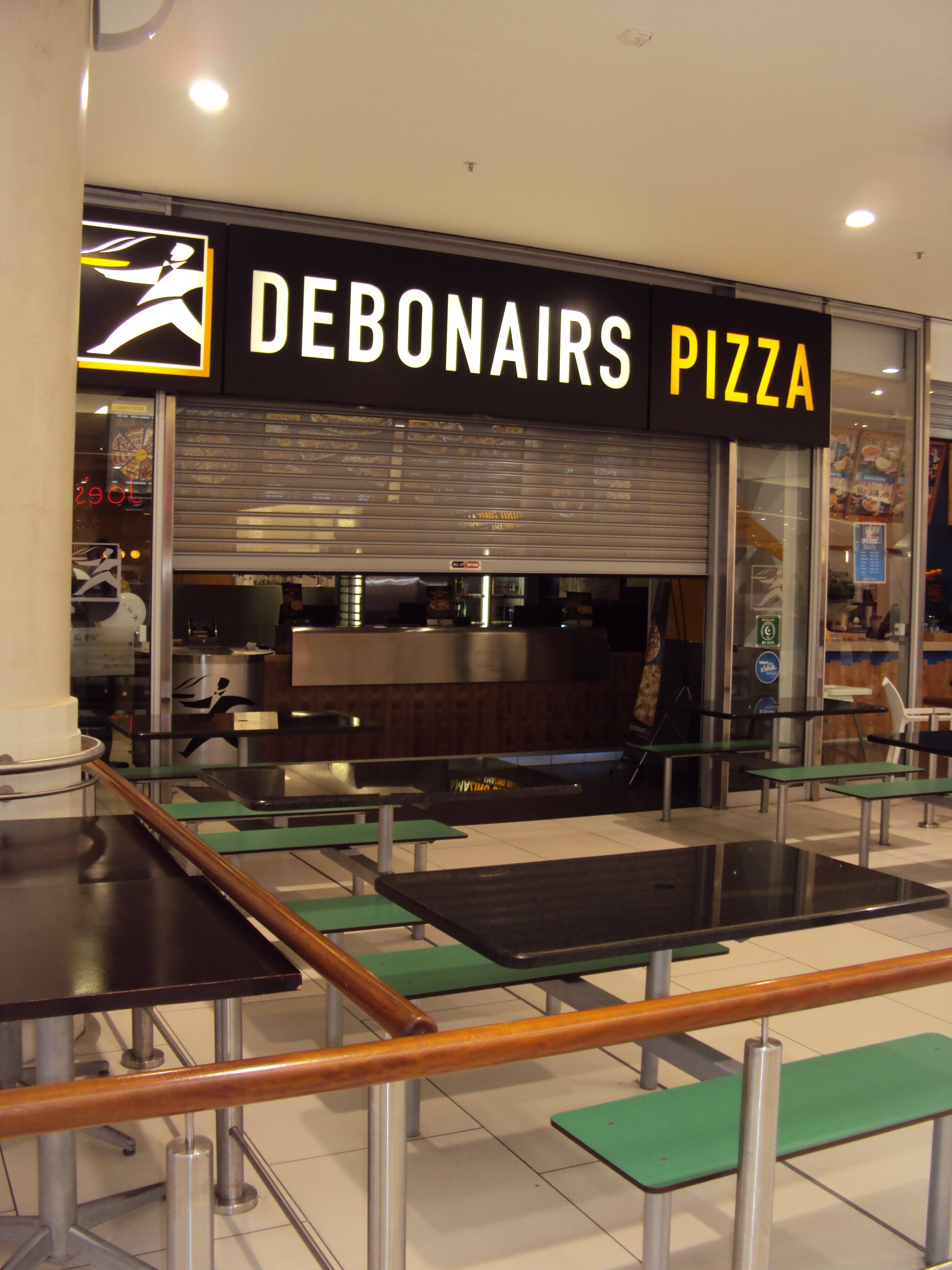 Debonairs Pizza Menu, Menu for Debonairs Pizza, Tokai, Cape Town