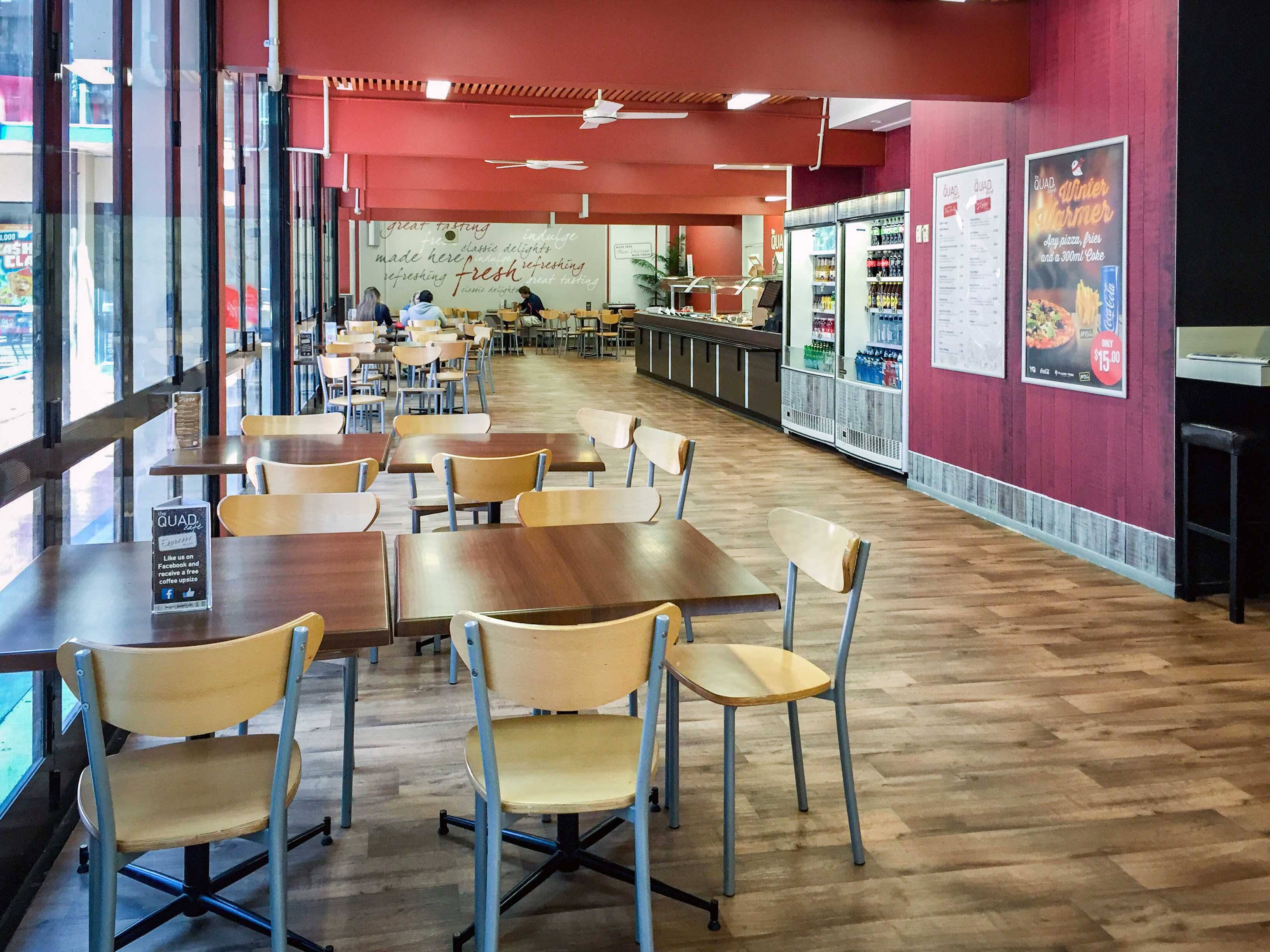 Menu of The Quad Cafe, Princes Street, Auckland