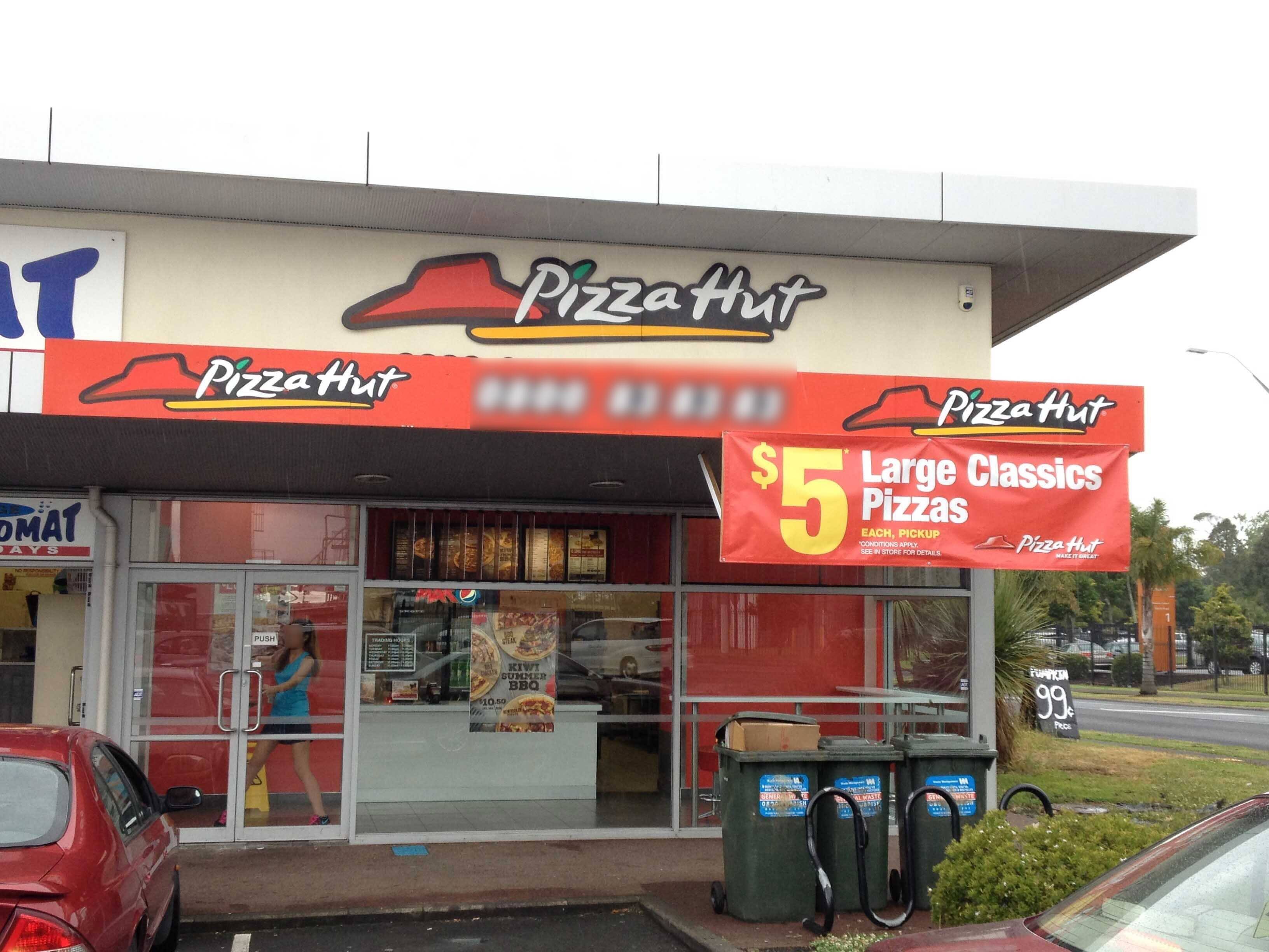 Menu of Pizza Hut, Otara, Auckland