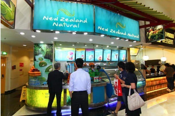 New Zealand Natural Menu, Menu For New Zealand Natural 