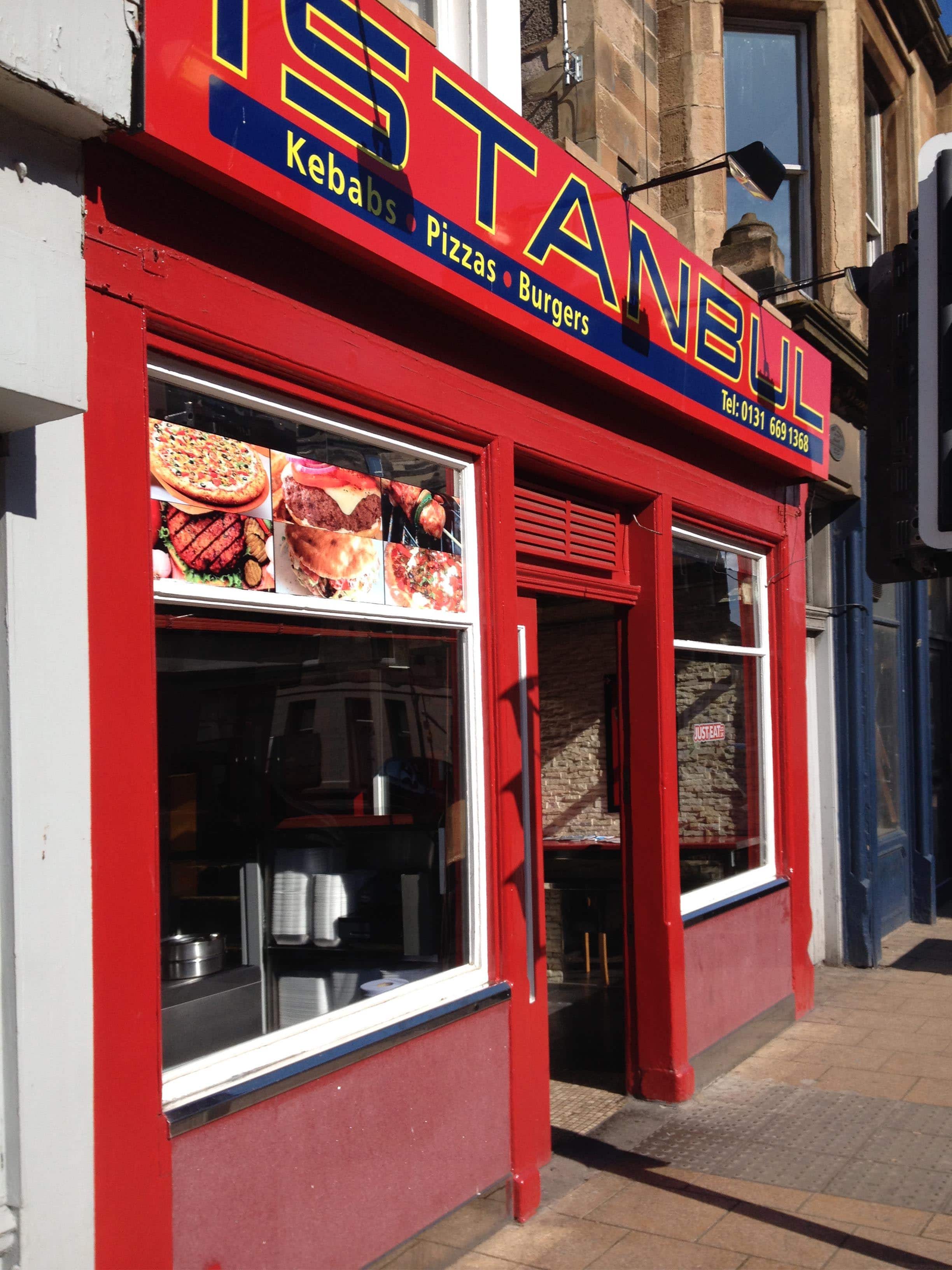 Menu of Istanbul Kebab House, High Street, Portobello, Edinburgh