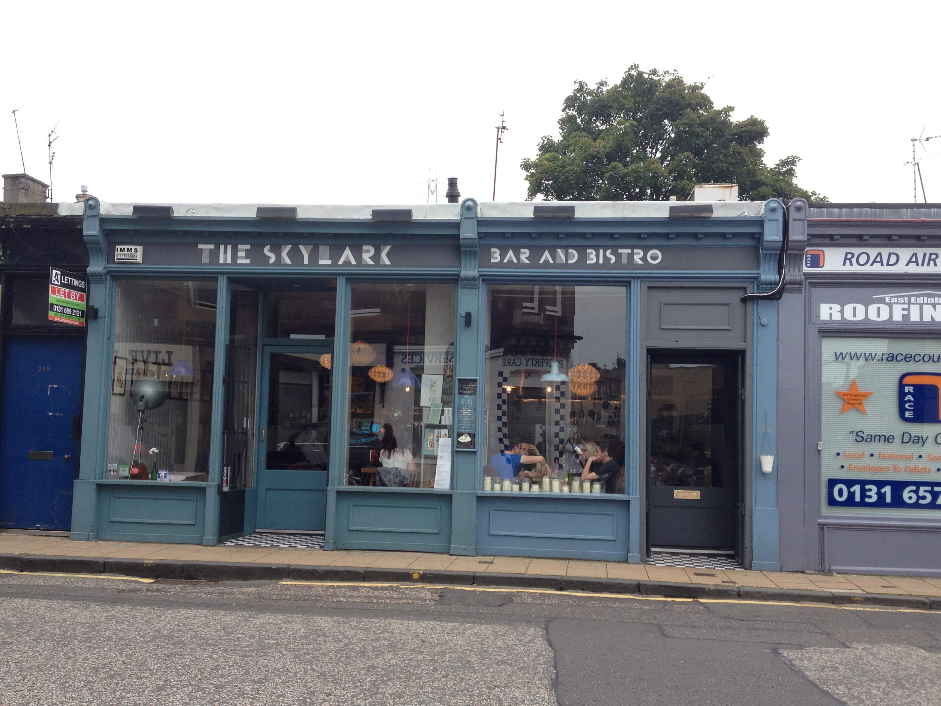 Menu of The Skylark, High Street, Portobello, Edinburgh