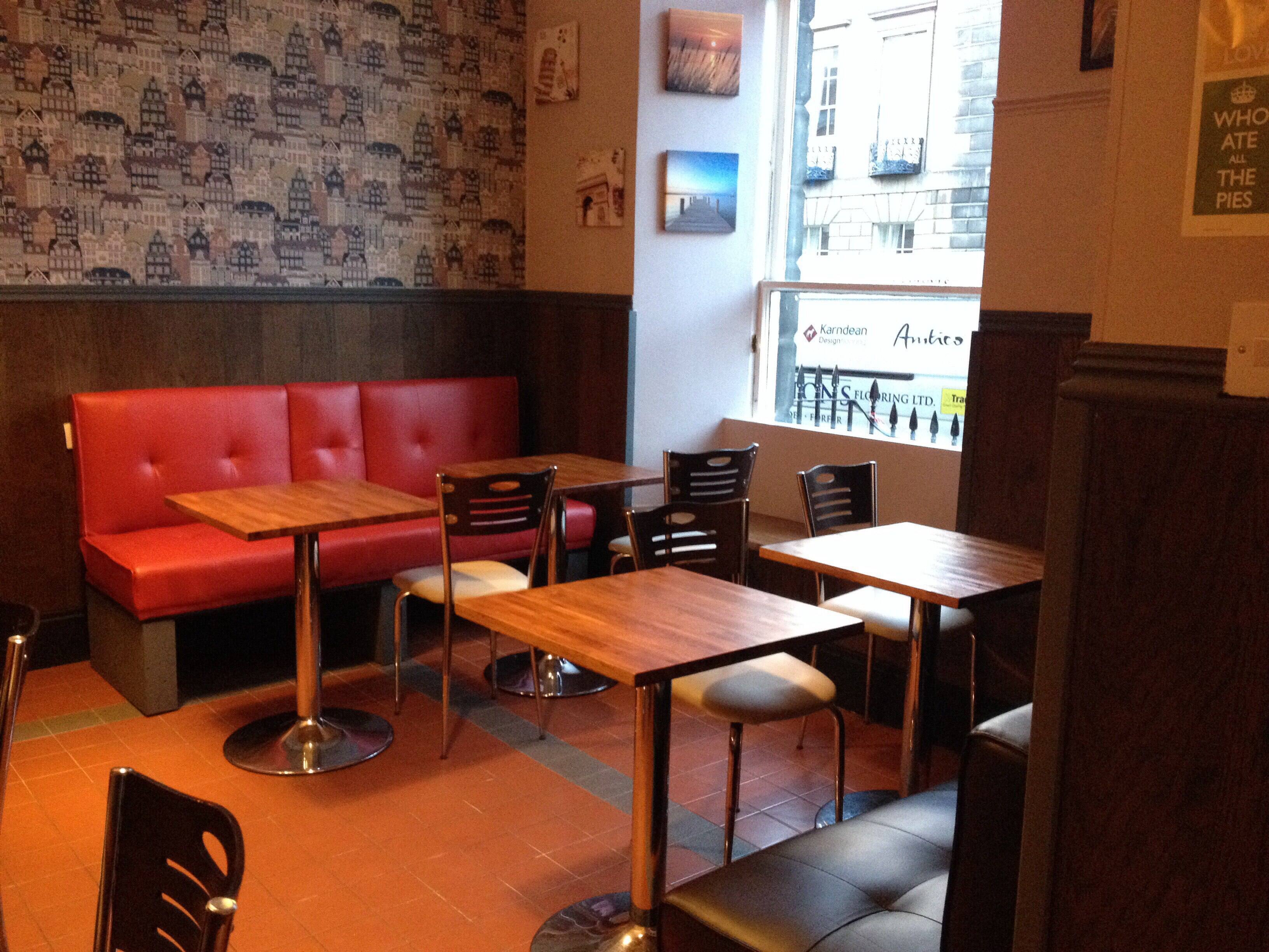 Menu of Cafe Panino, West End, Edinburgh