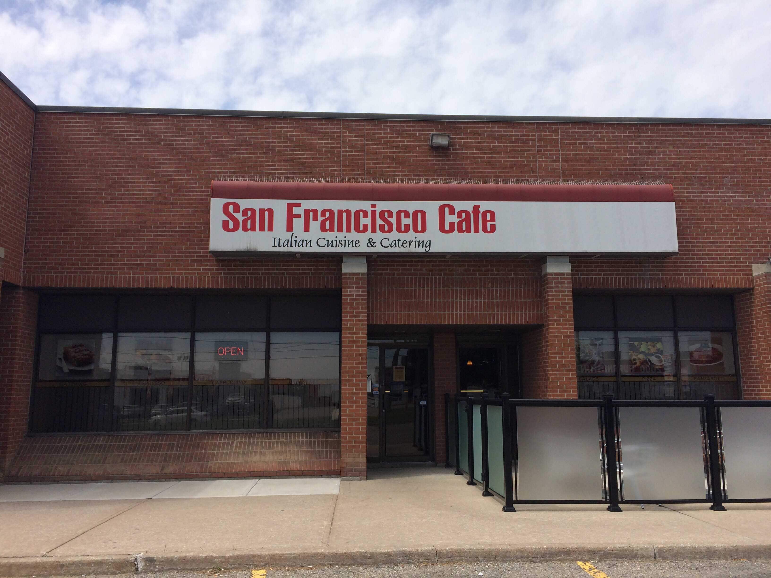 Menu of San Francisco Cafe, Woodbridge, Toronto