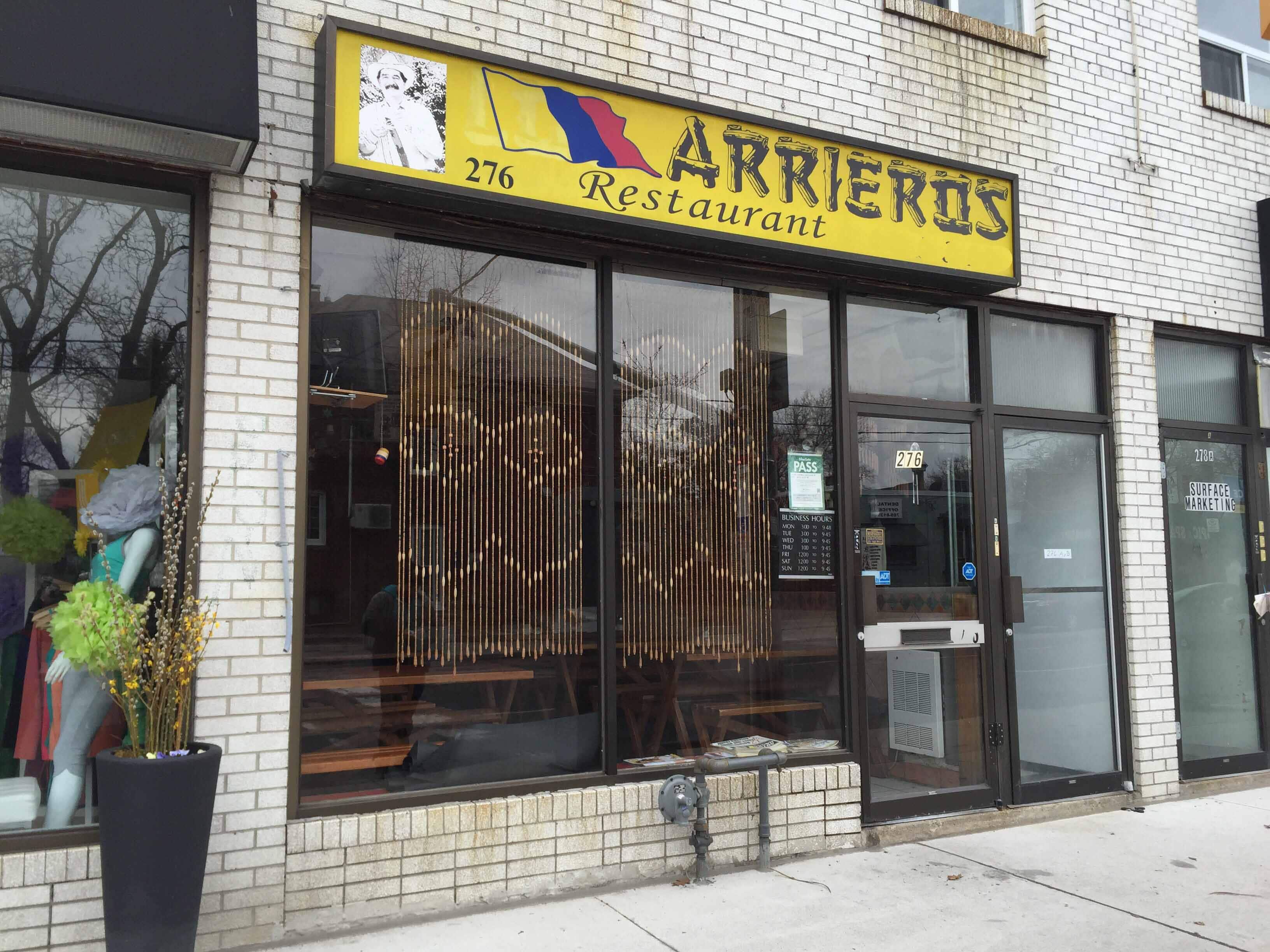 Menu of Los Arrieros, York, Toronto