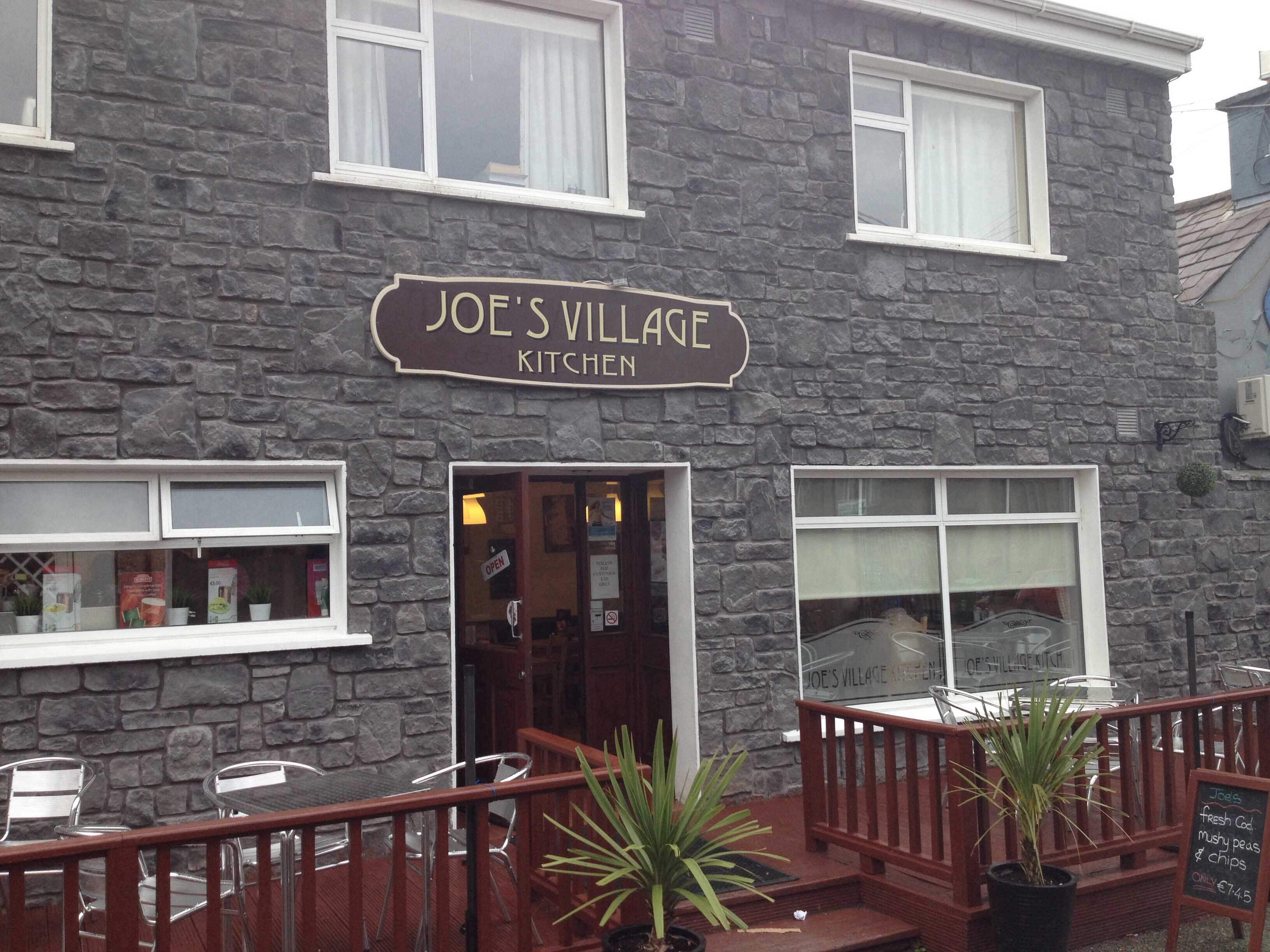 Menu of Joe's Village Kitchen, Coolock, Dublin