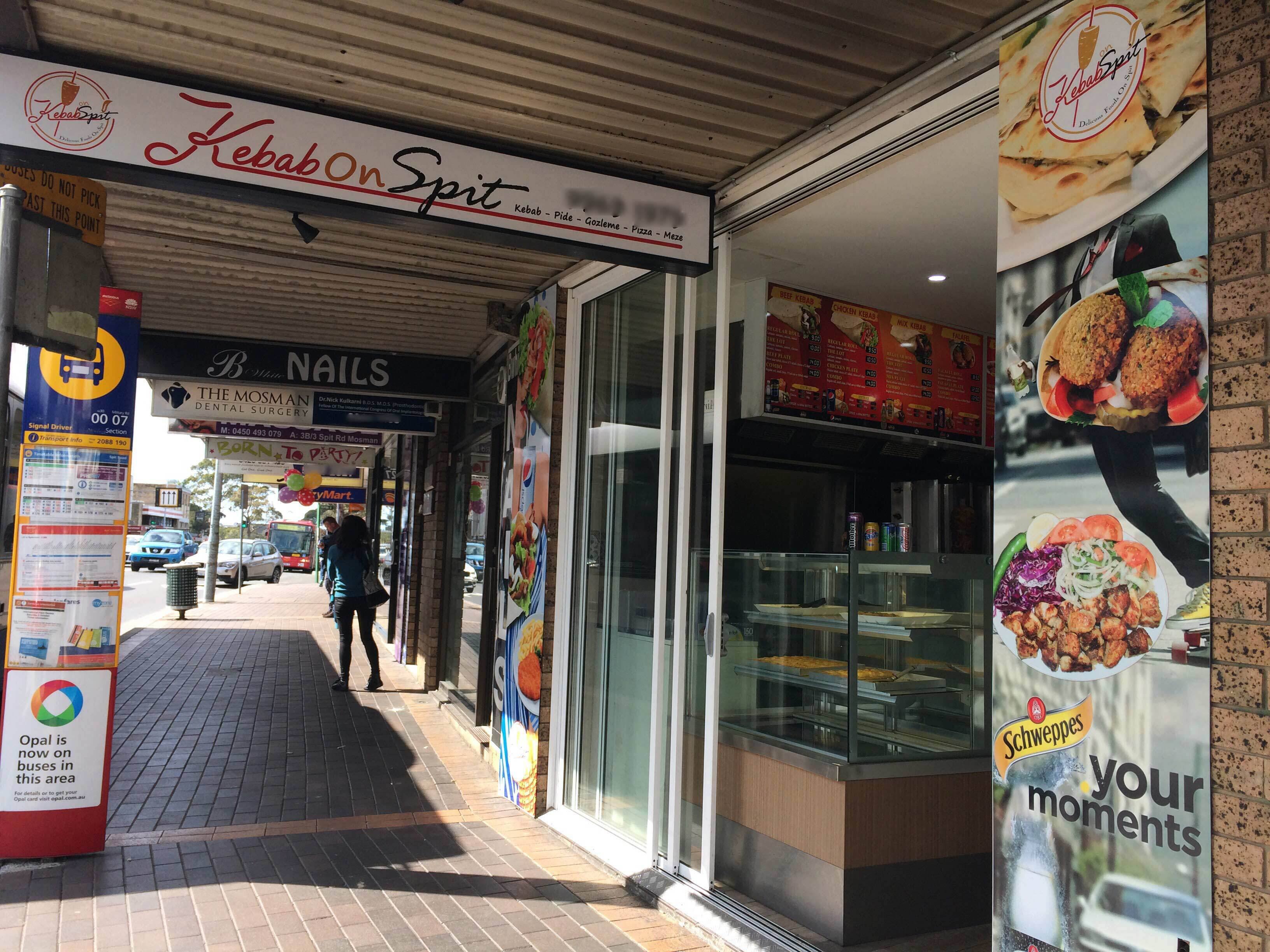 Menu of Kebab On Spit, Mosman, Sydney