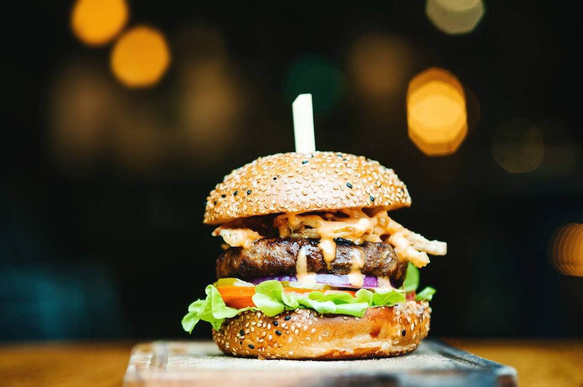 Menu of Ribs & Burgers, The Rocks, Sydney