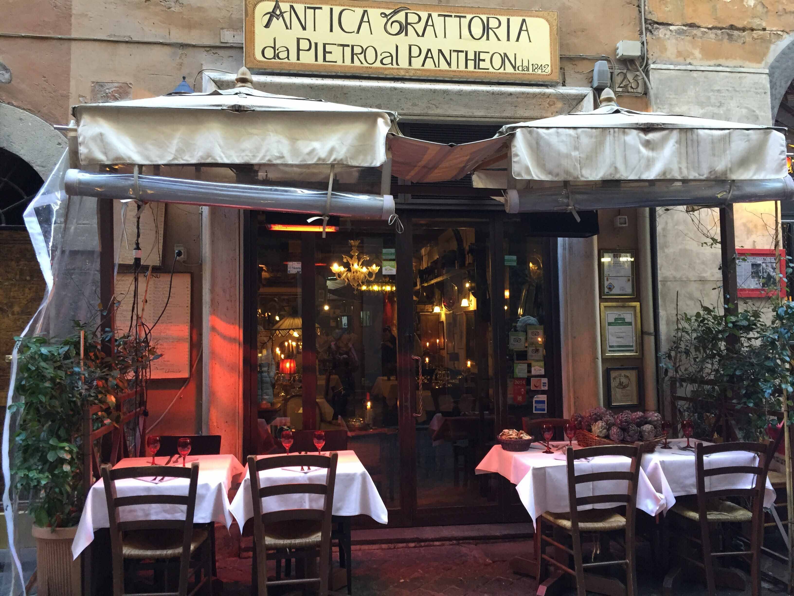 Da Pietro Al Pantheon Navona Pantheon Roma Zomato