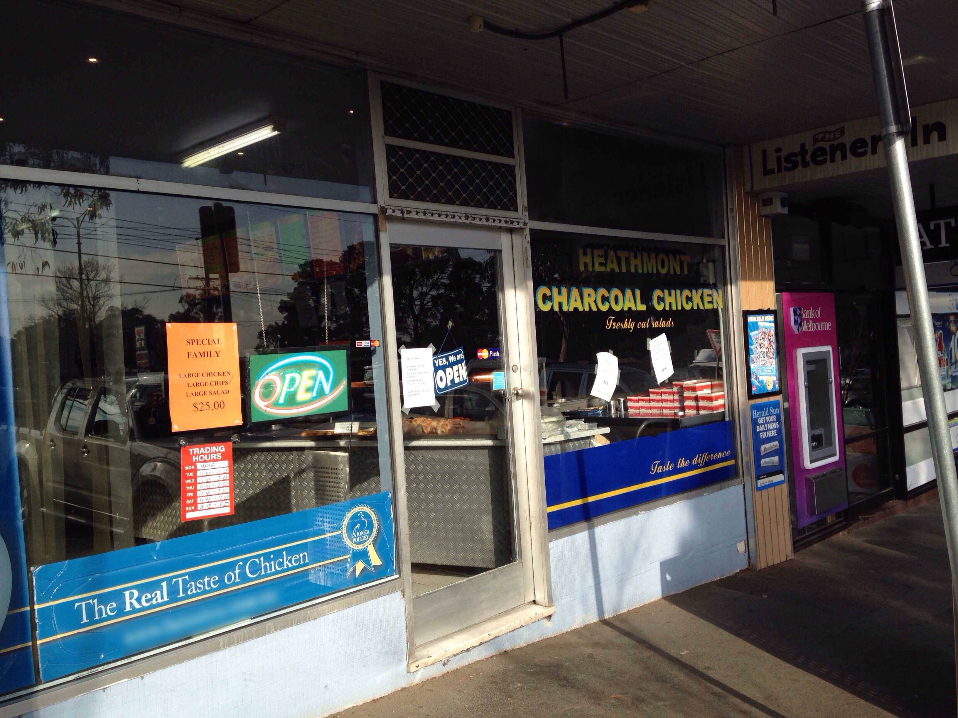 Heathmont Charcoal Chicken Bar, Heathmont, Melbourne Zomato