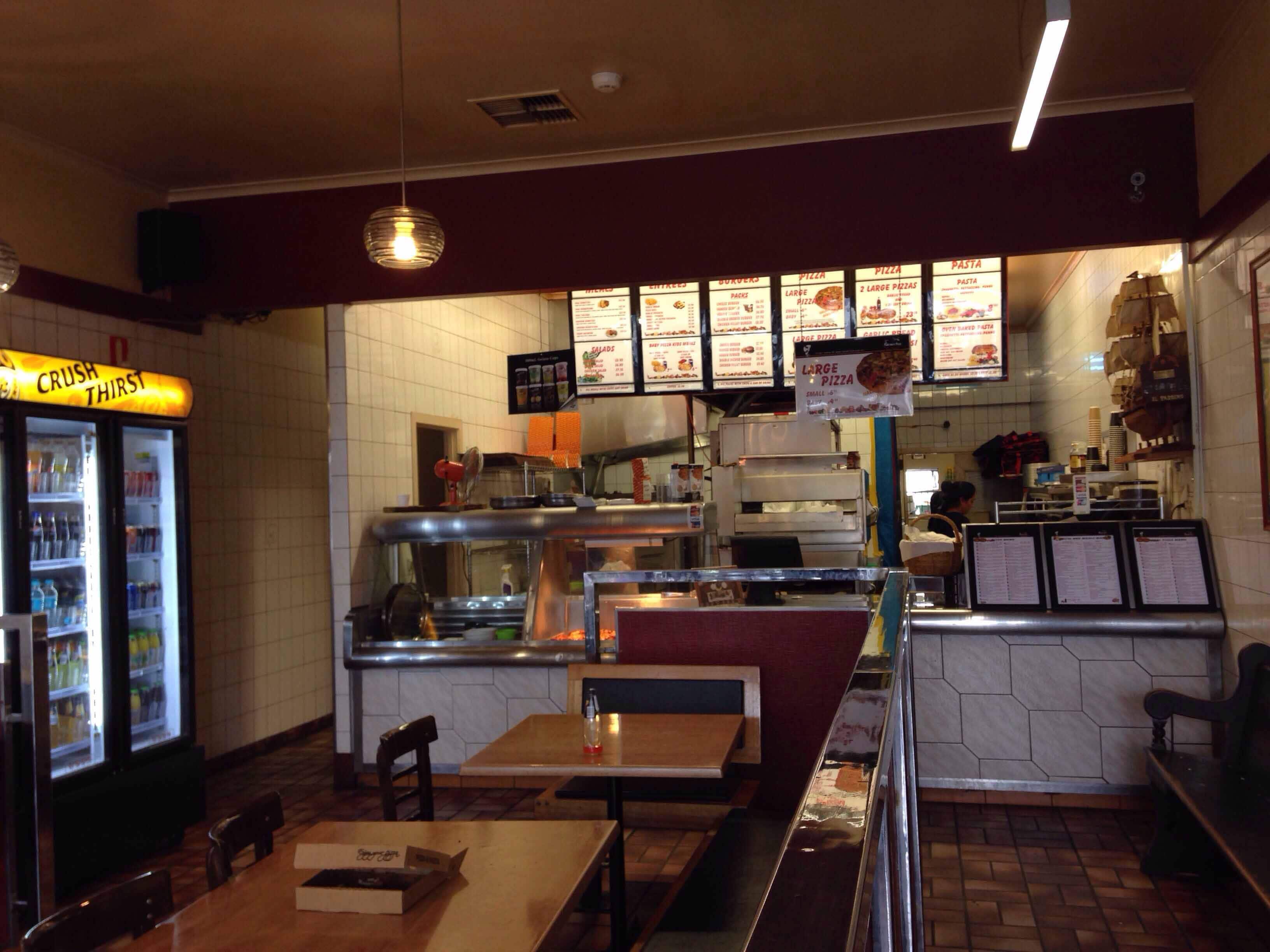 Menu of Il Padrino's Pizza, Saint Albans, Melbourne