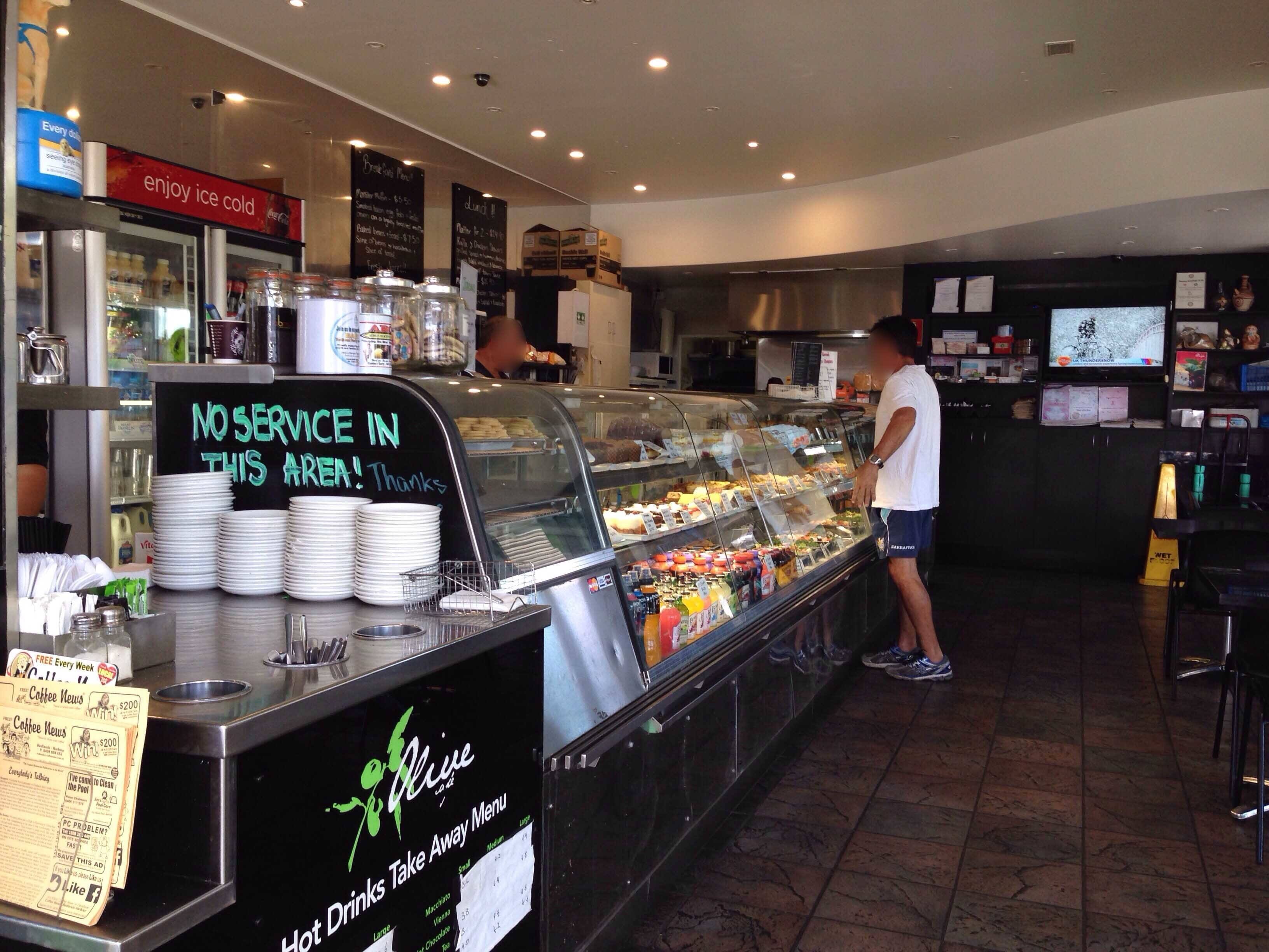 Menu of The Olive Cafe, Wynnum, Brisbane