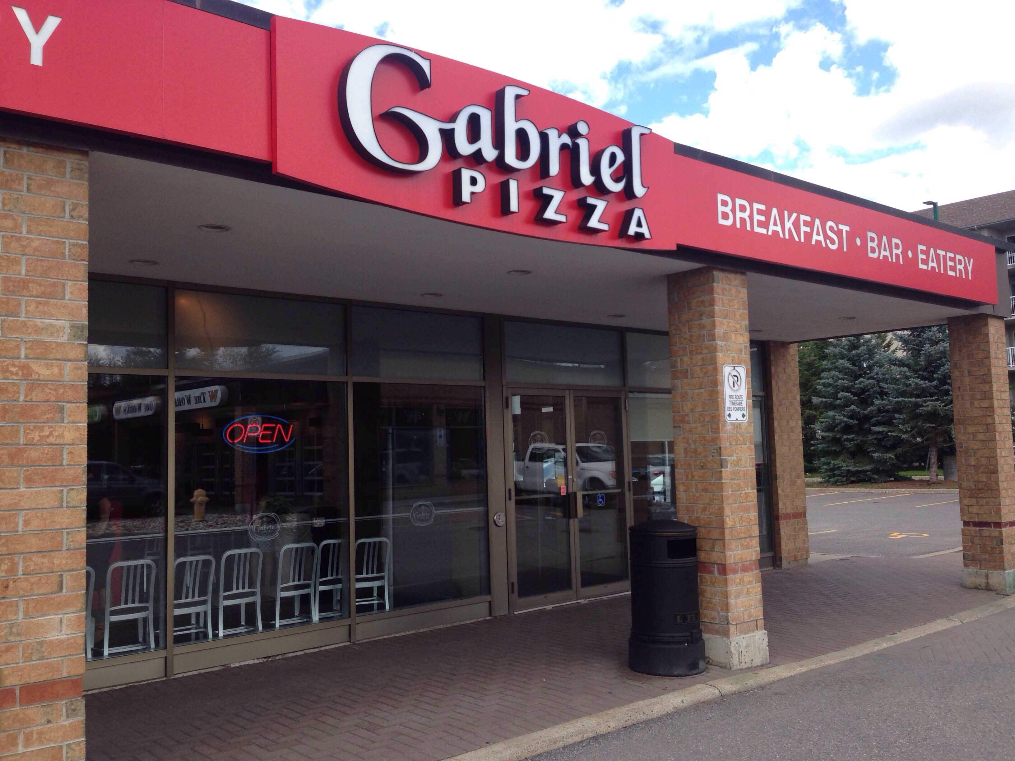 Menu Of Gabriel Pizza, Kanata, Ottawa