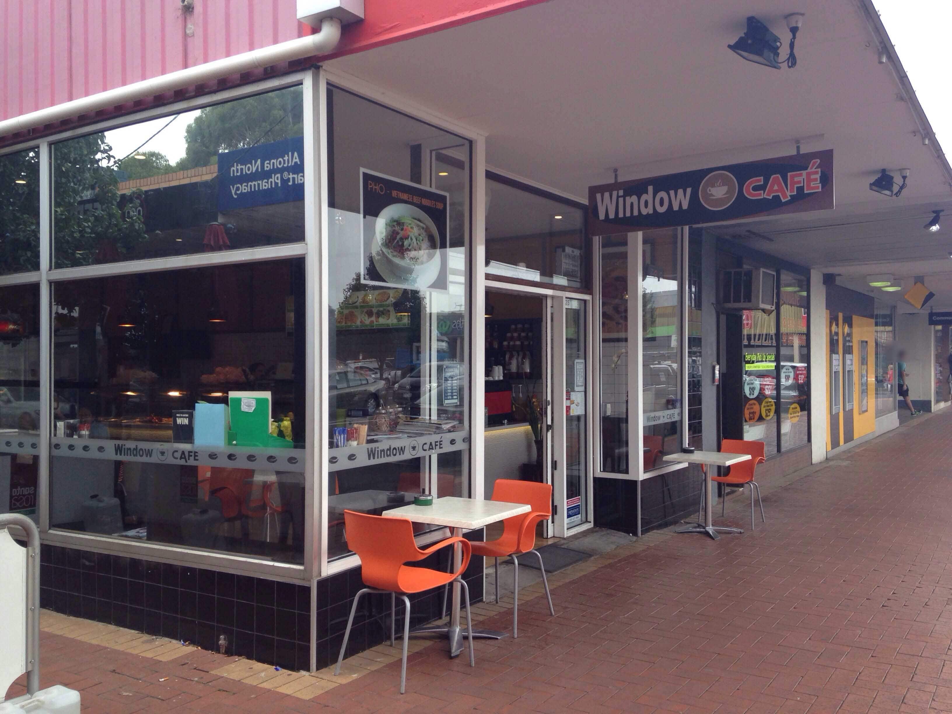 Menu of Window Cafe, Altona North, Melbourne