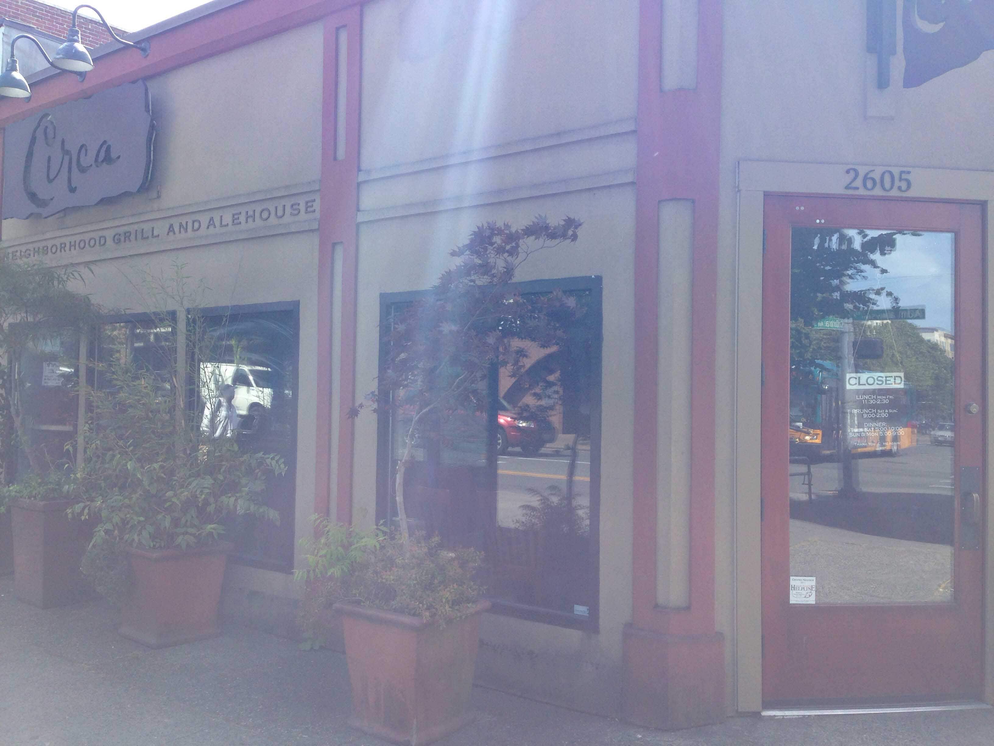 Circa Menu, Menu for Circa, West Seattle, Seattle