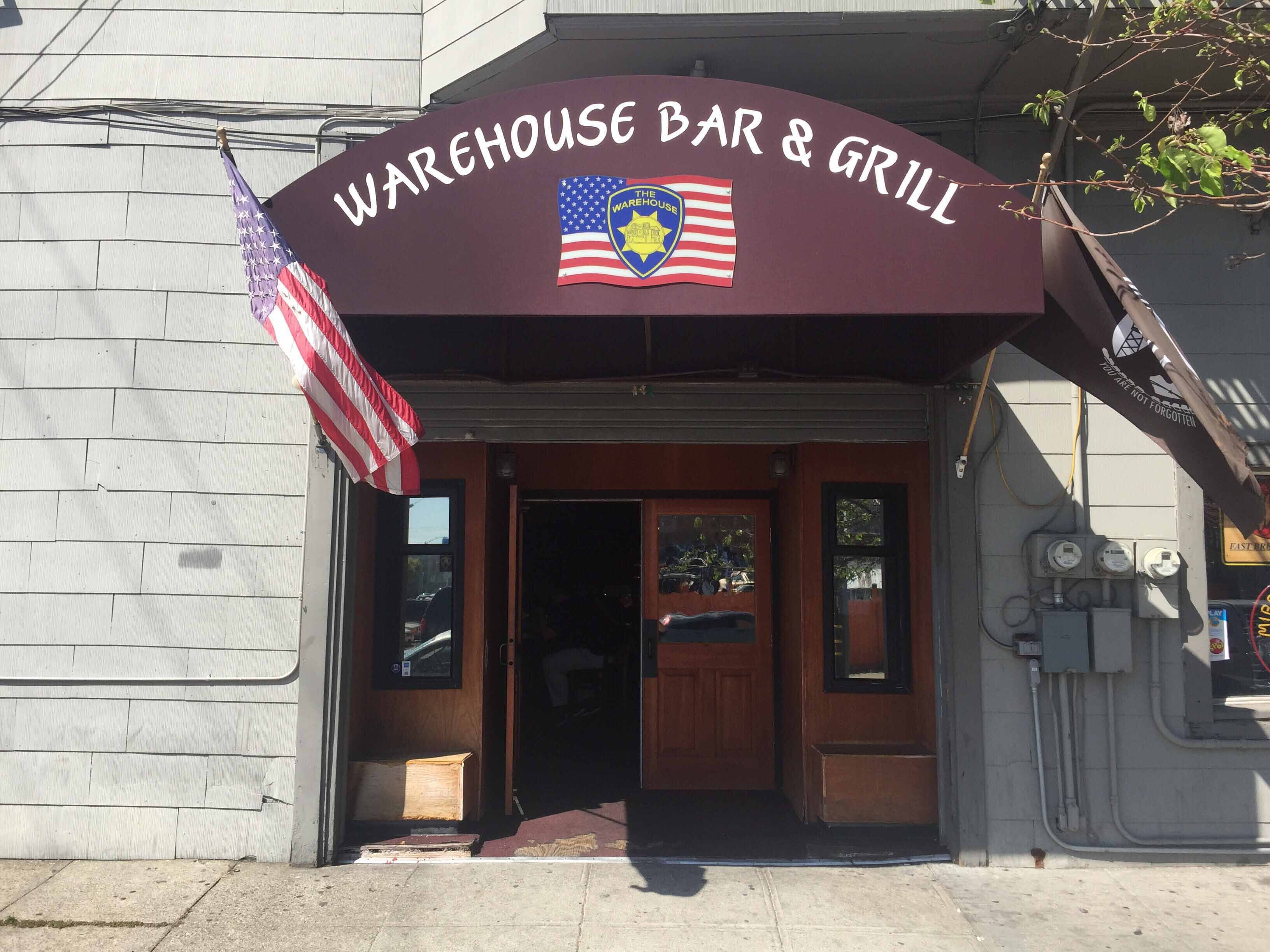 Menu of Warehouse Bar & Grill, Downtown Oakland, Oakland