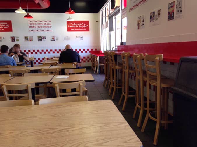 Five Guys Menu, Menu for Five Guys, West San Jose, San Jose