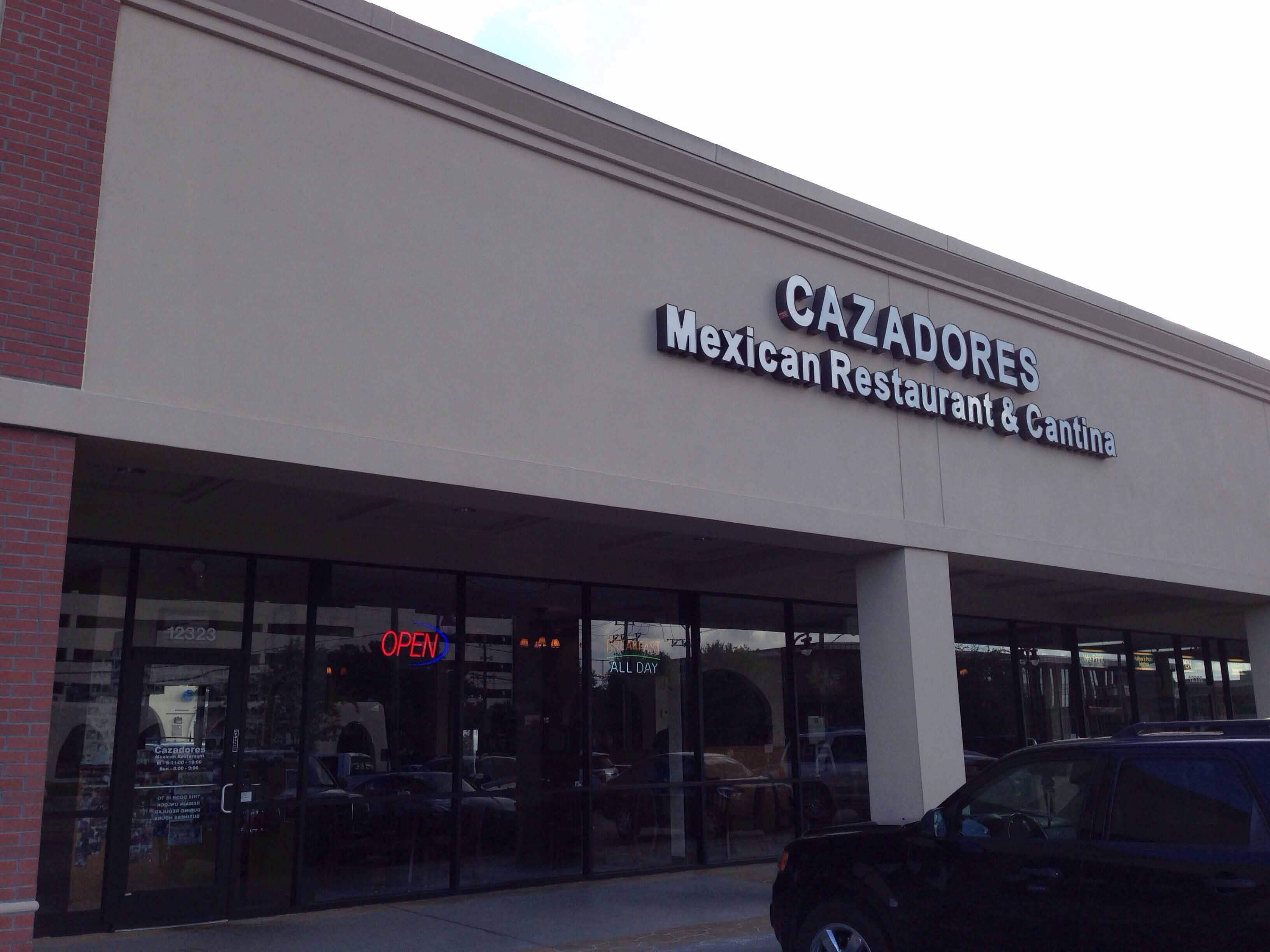 Cazadores Mexican Menu Menu For Cazadores Mexican Memorial Houston