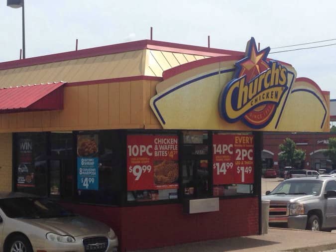 Church's Chicken Menu, Menu for Church's Chicken, South Dallas/fair