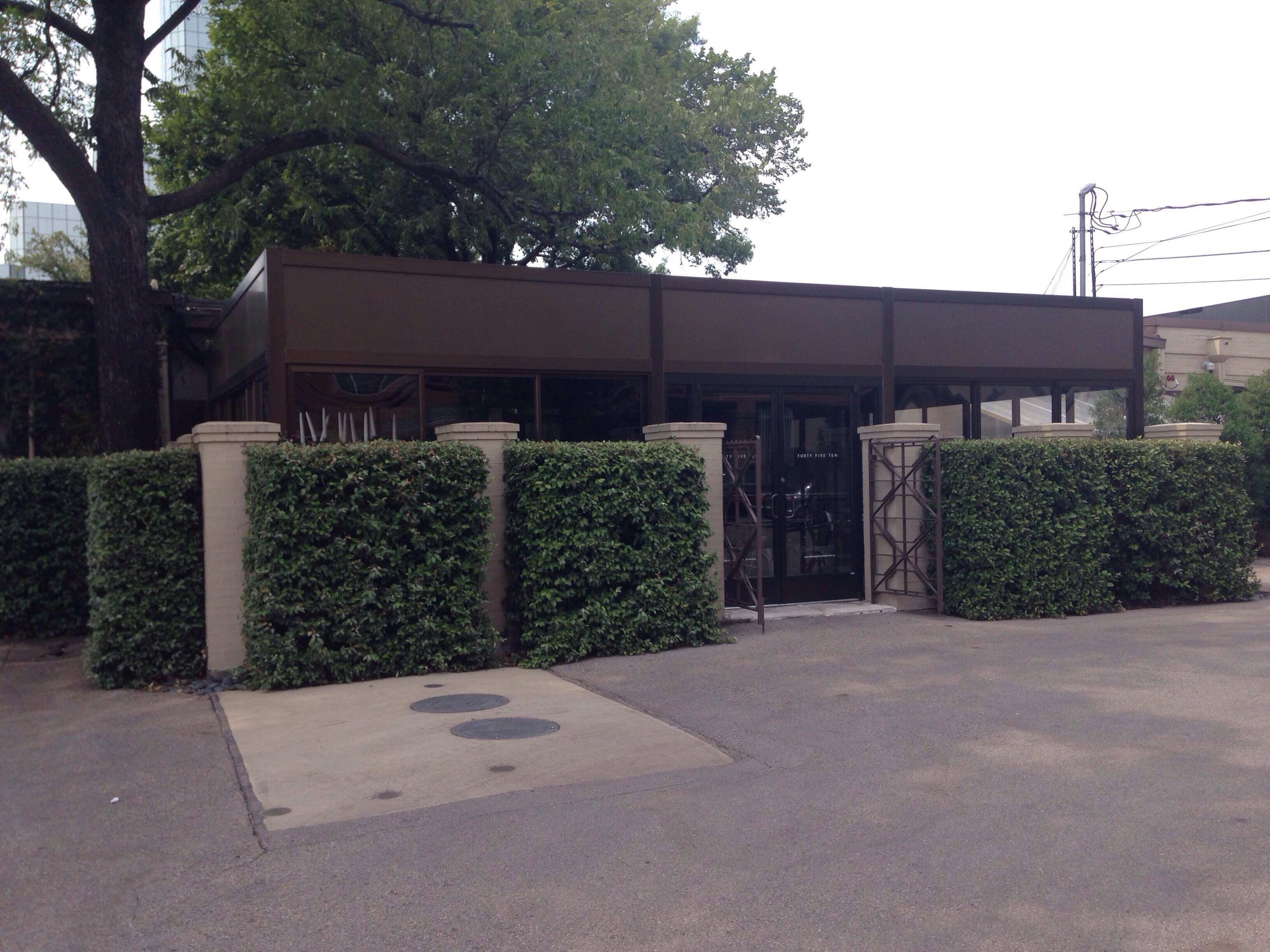 Menu of T Room at Forty Five Ten, Oak Lawn, Dallas