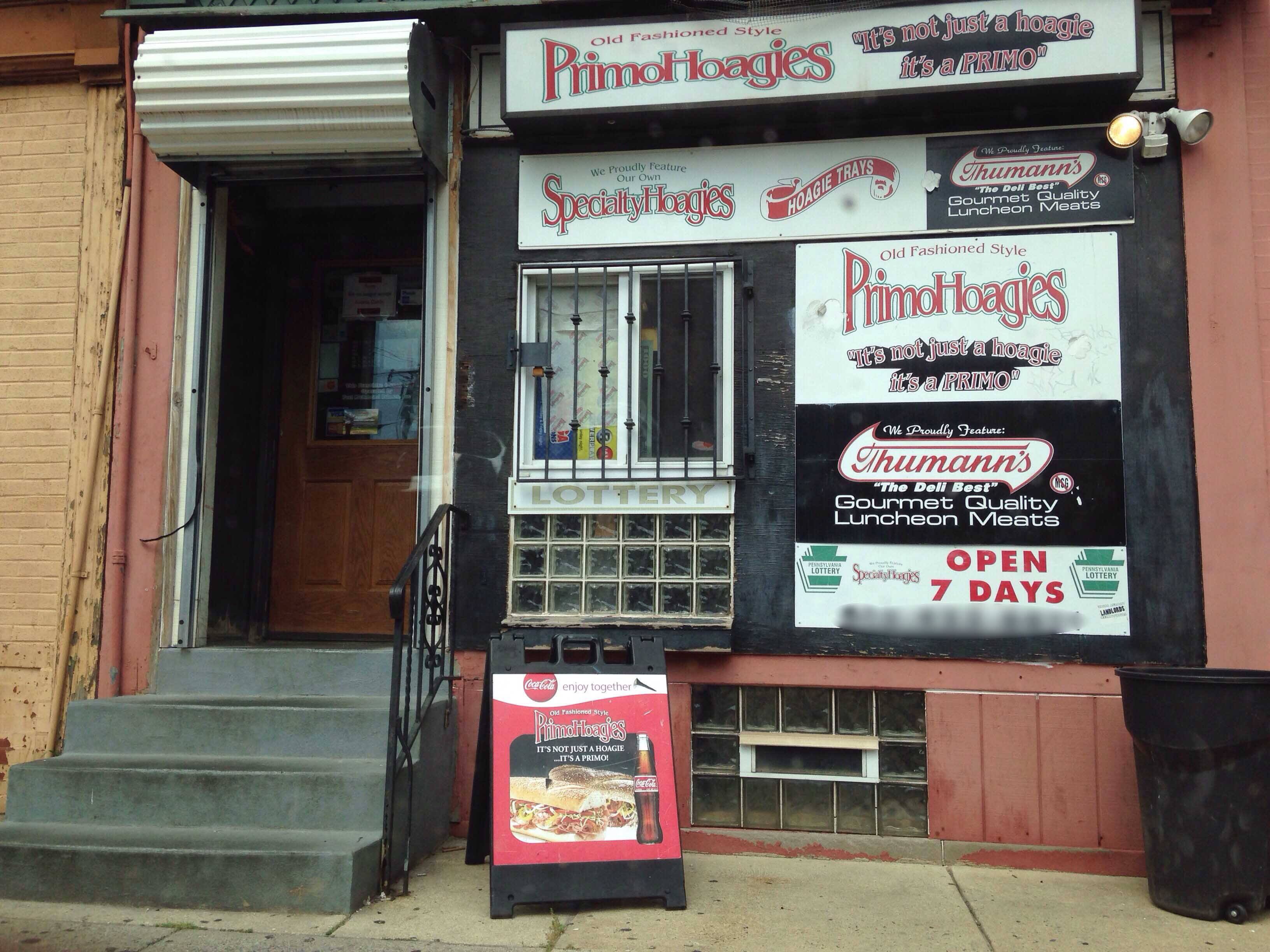 Menu of Primo Hoagies, Port Richmond, Philadelphia