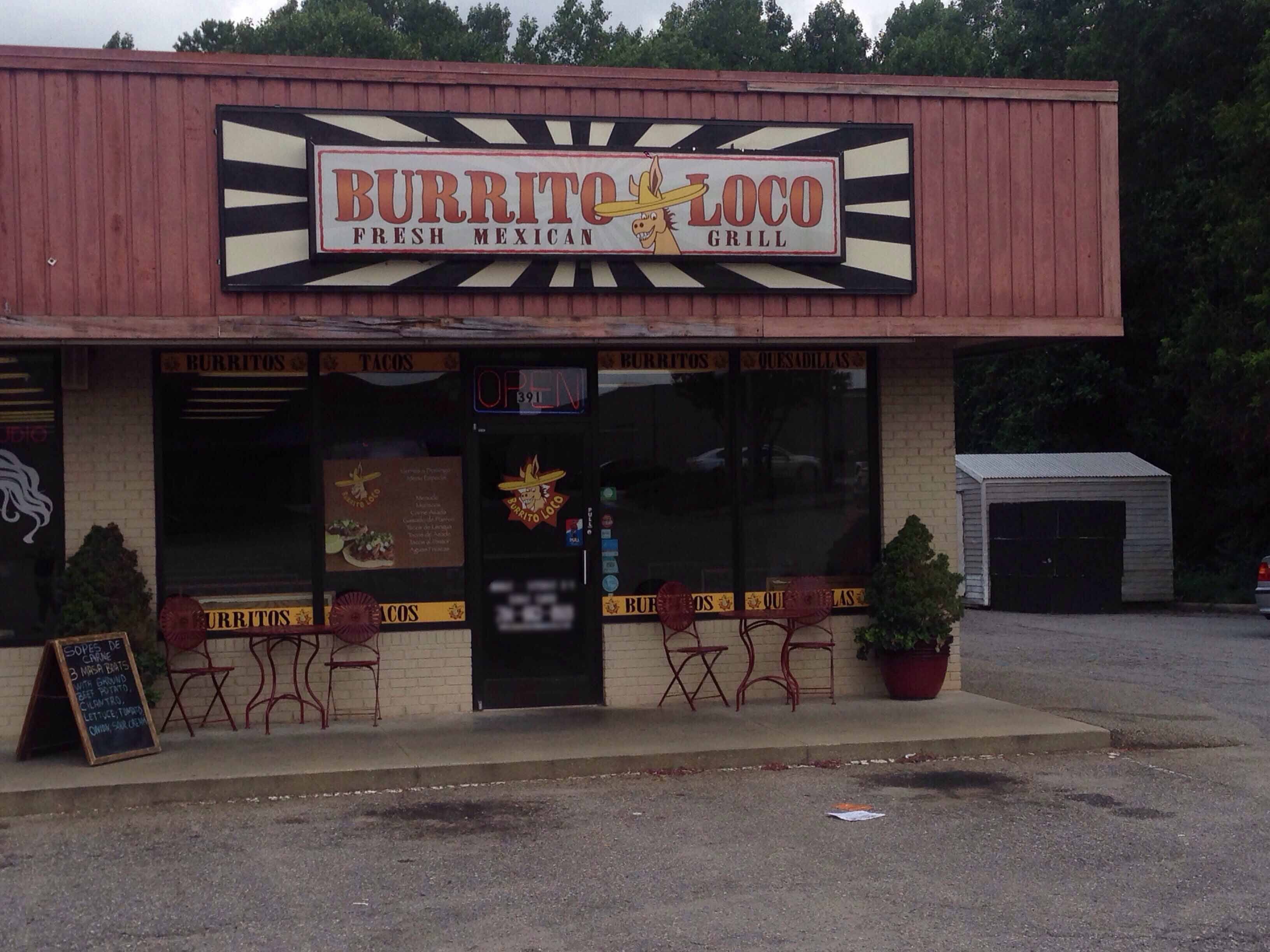 Menu of Burrito Loco, Mooresville, Charlotte