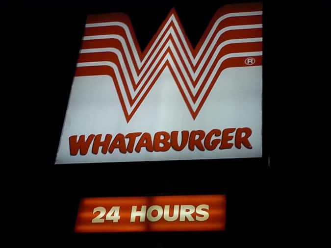 Whataburger Menu, Menu for Whataburger, Uptown, San Antonio