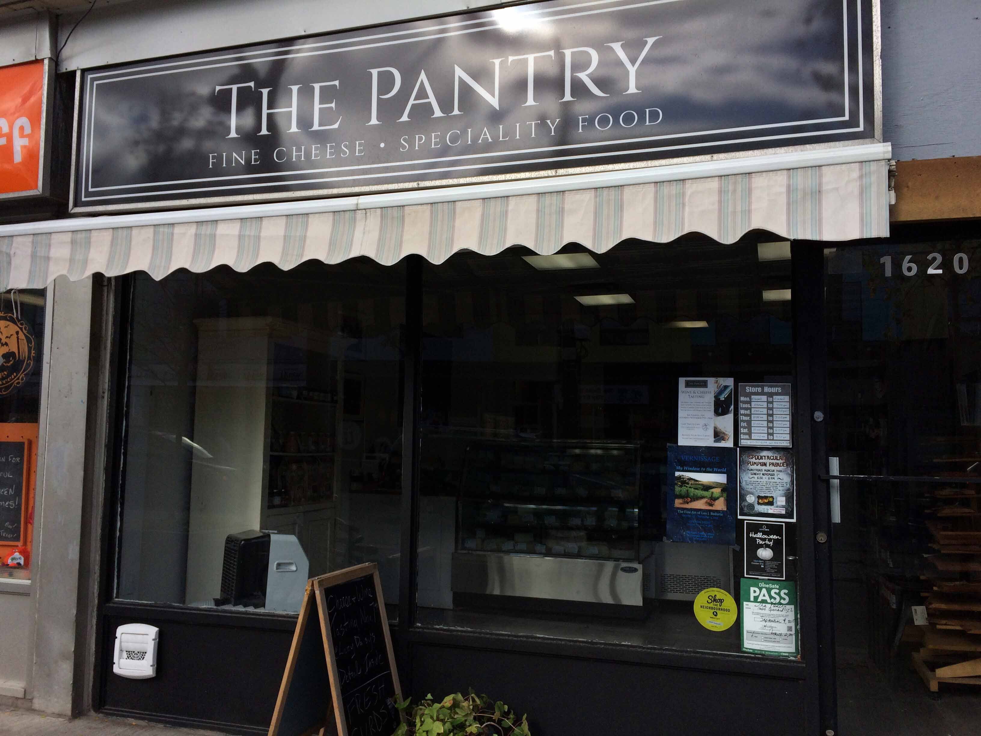 Menu of The Pantry Fine Cheese, Leslieville, Toronto