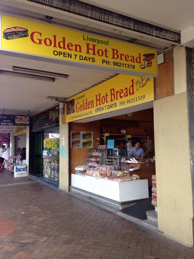 Golden Hot Bread Menu, Menu for Golden Hot Bread, Liverpool, Sydney